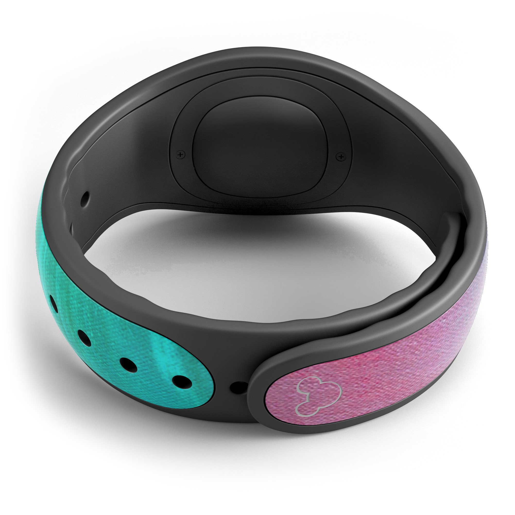 Pastel Marble Skin Decal Wrap Kit for Disney Magic Band, showcasing a stylish design with a soft-touch matte finish.