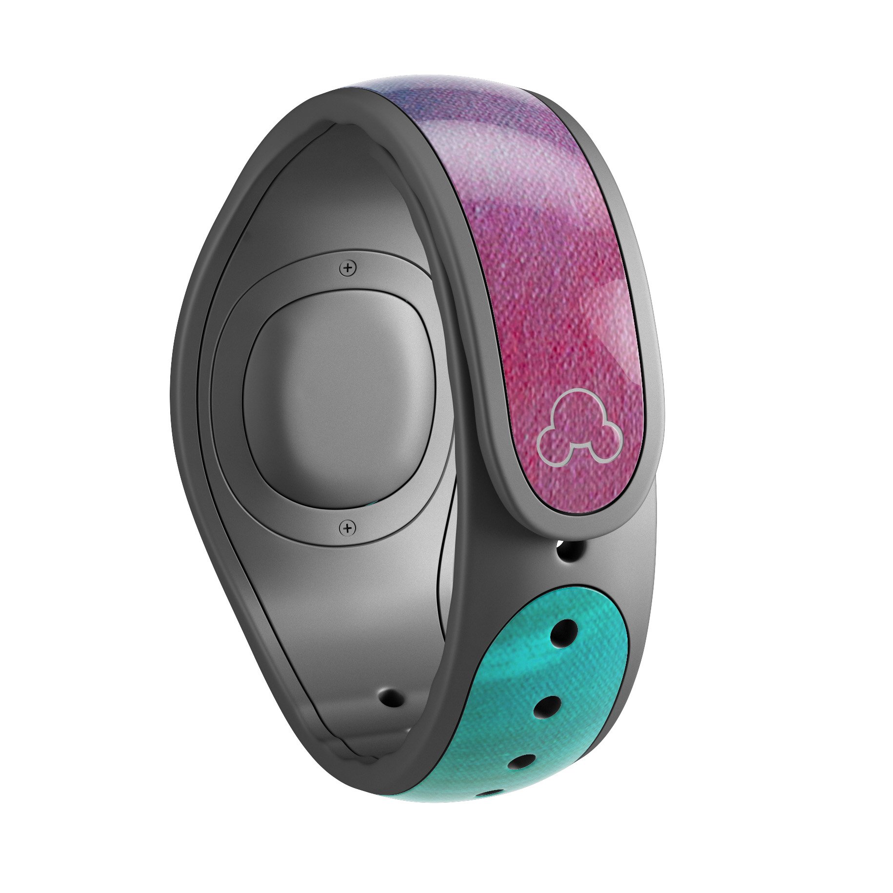 Pastel Marble Skin Decal Wrap Kit for Disney Magic Band, showcasing a stylish design with a soft-touch matte finish.