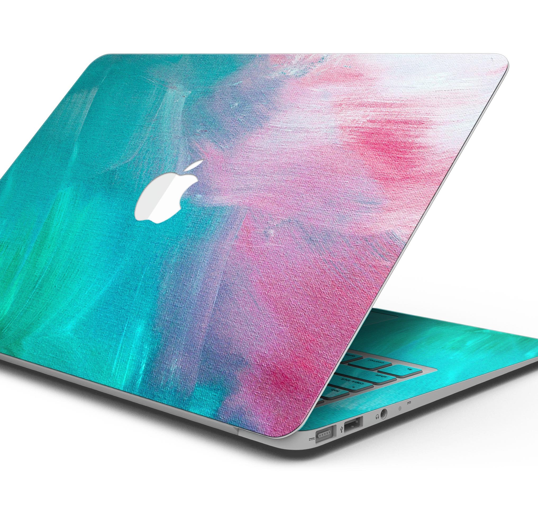 Pastel Marble Surface Skin Decal Wrap Kit for Apple MacBook, showcasing a stylish design and premium vinyl material.