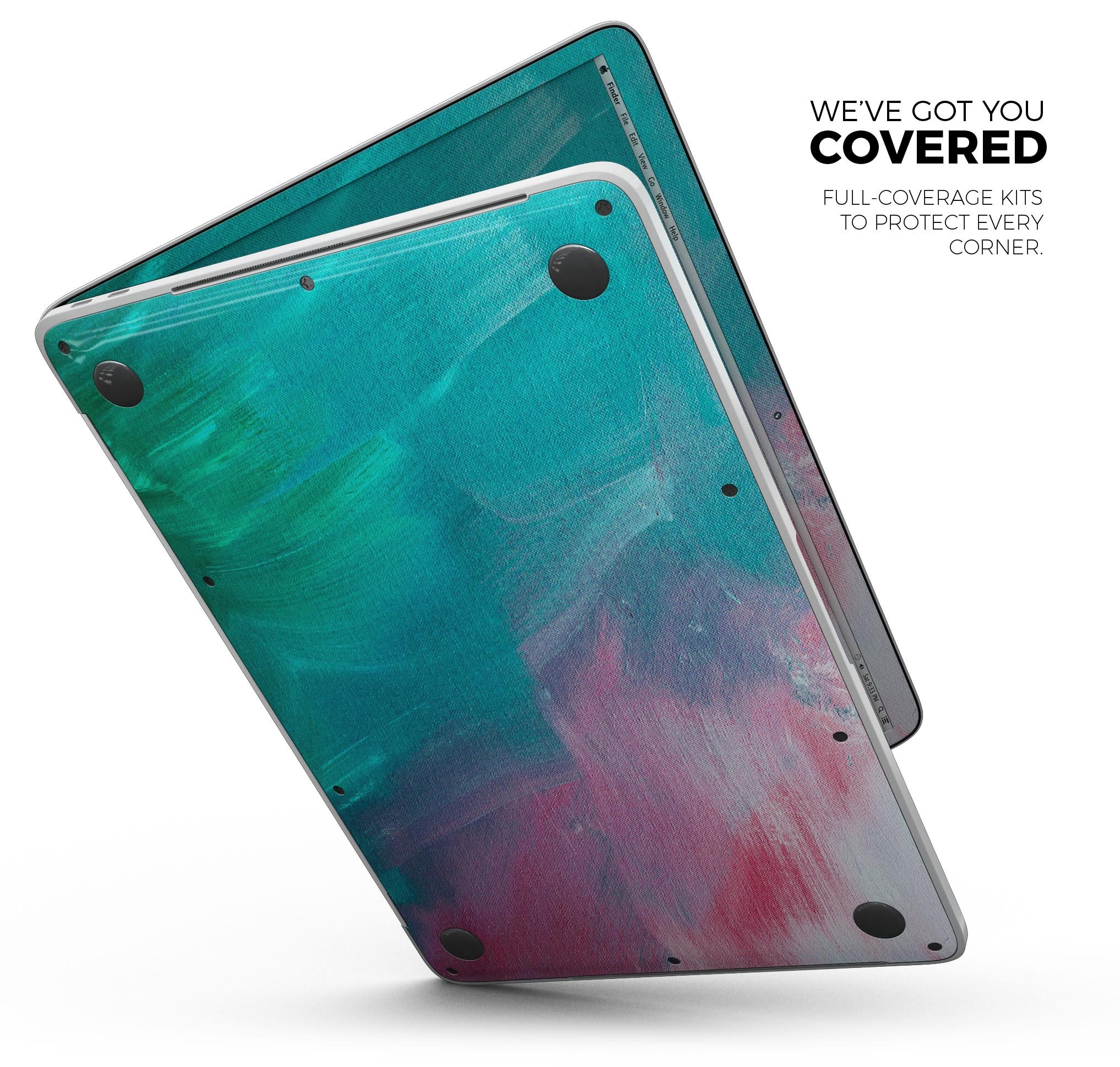 Pastel Marble Surface Skin Decal Wrap Kit for Apple MacBook, showcasing a stylish design and premium vinyl material.