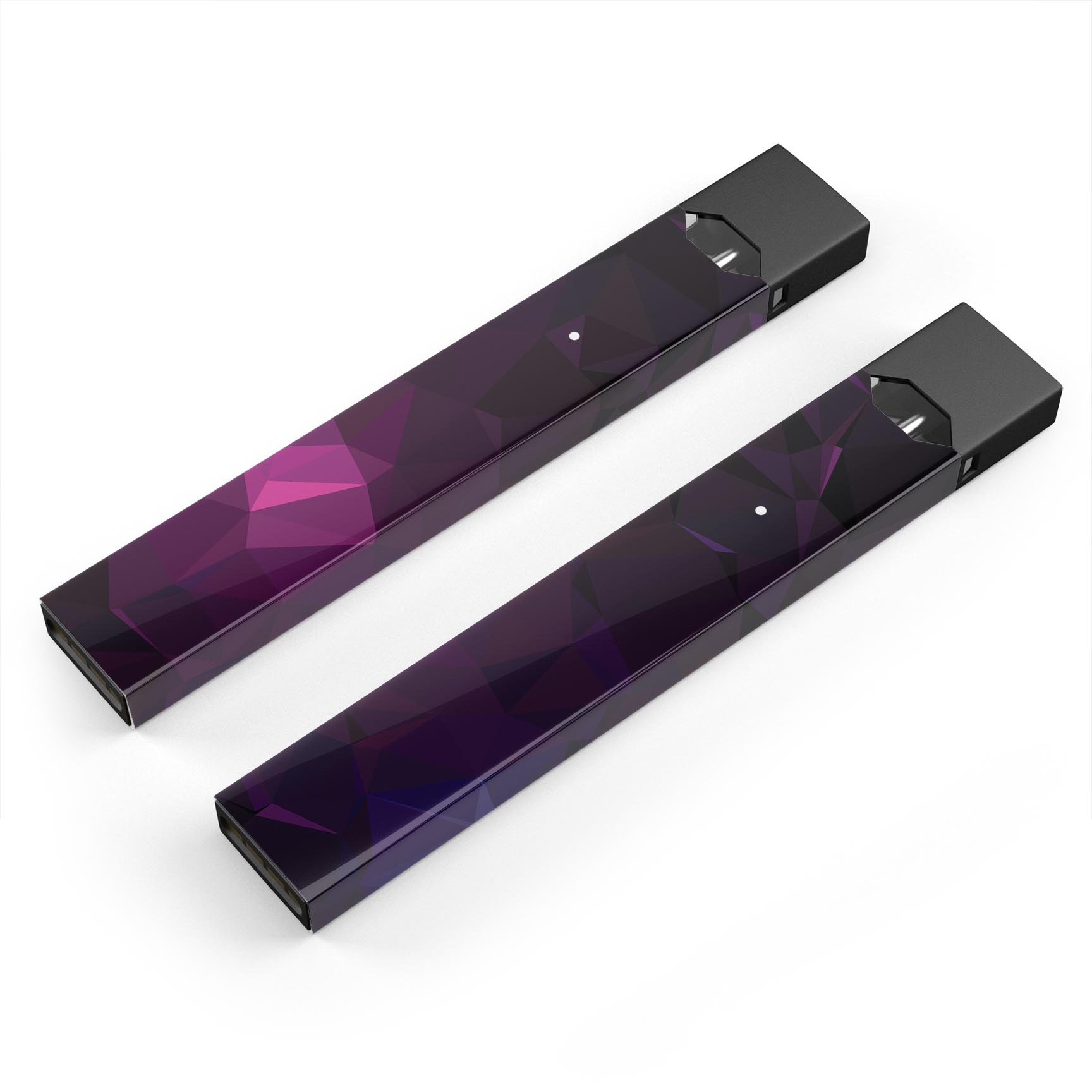 Pink Geometric V10 skin-wrap sticker designed for JUUL vaping device, showcasing a stylish geometric pattern.