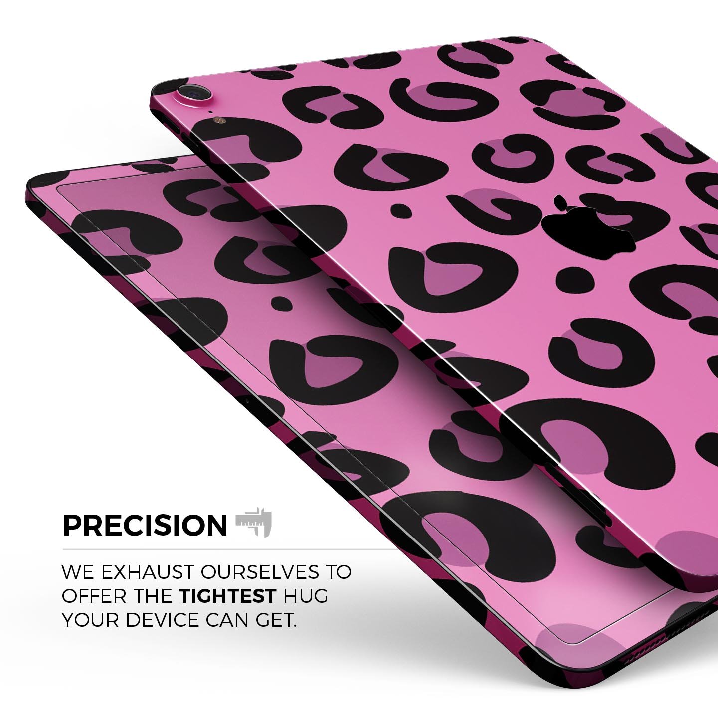 Pink Vector Cheetah Print skin decal for Apple iPad, showcasing vibrant colors and stylish design.