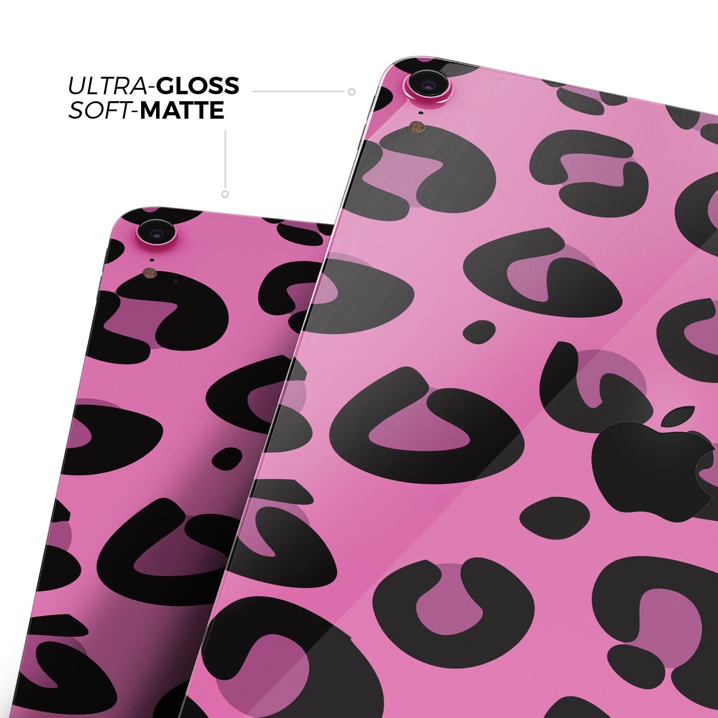 Pink Vector Cheetah Print skin decal for Apple iPad, showcasing vibrant colors and stylish design.