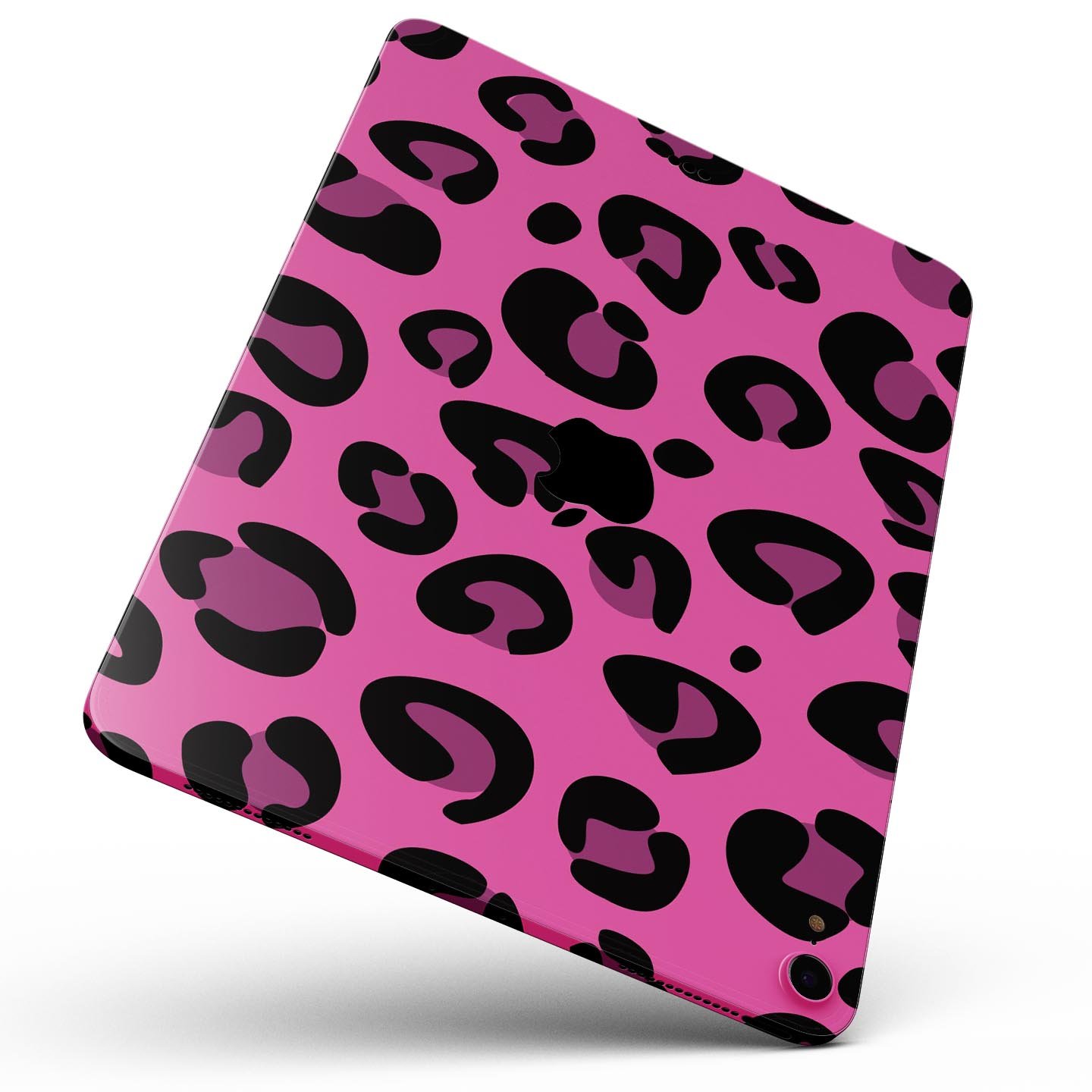 Pink Vector Cheetah Print skin decal for Apple iPad, showcasing vibrant colors and stylish design.