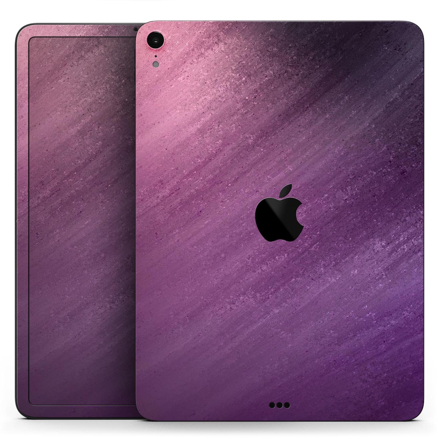 Purple Dust full body skin decal for Apple iPad Pro 12.9" and 11", showcasing vibrant purple design and premium 3M material.