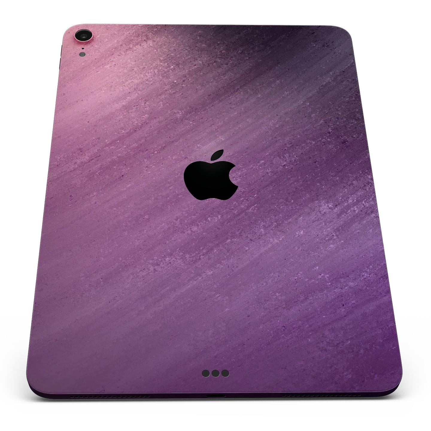 Purple Dust full body skin decal for Apple iPad Pro 12.9" and 11", showcasing vibrant purple design and premium 3M material.