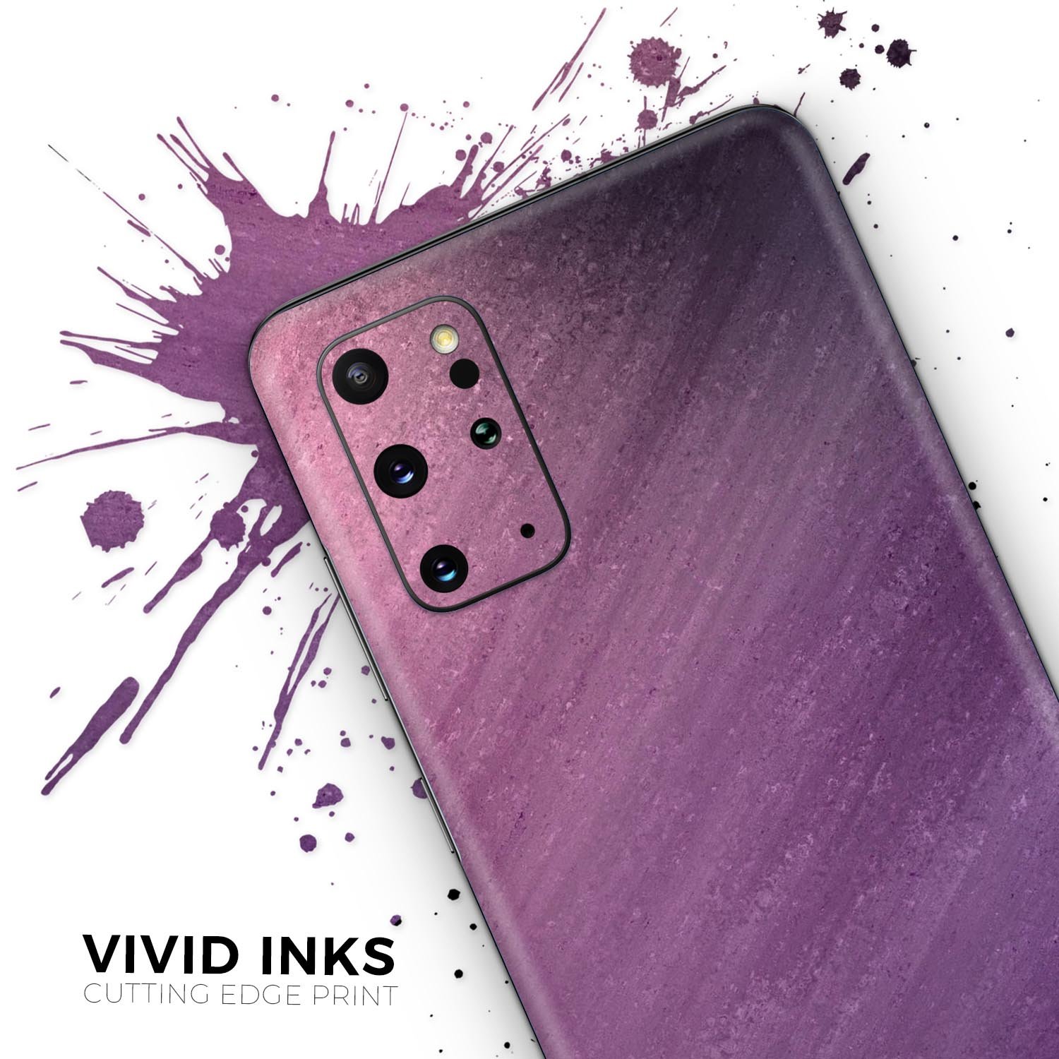 Purple Dust Skin-Kit for Samsung Galaxy S20, showcasing its sleek design and premium finish.