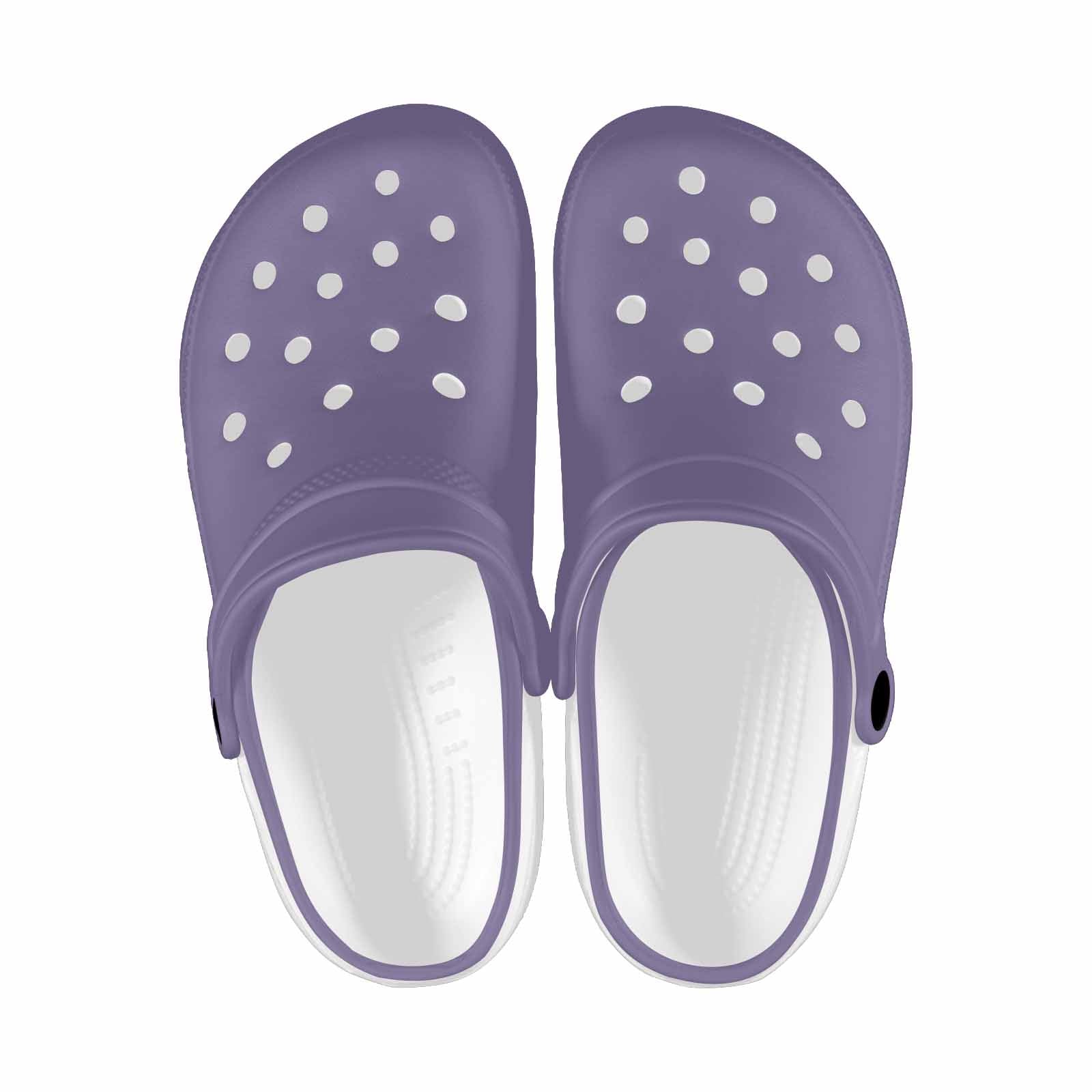 Purple Haze Adult Clogs made from lightweight EVA material with ventilation ports and pivoting heel straps.