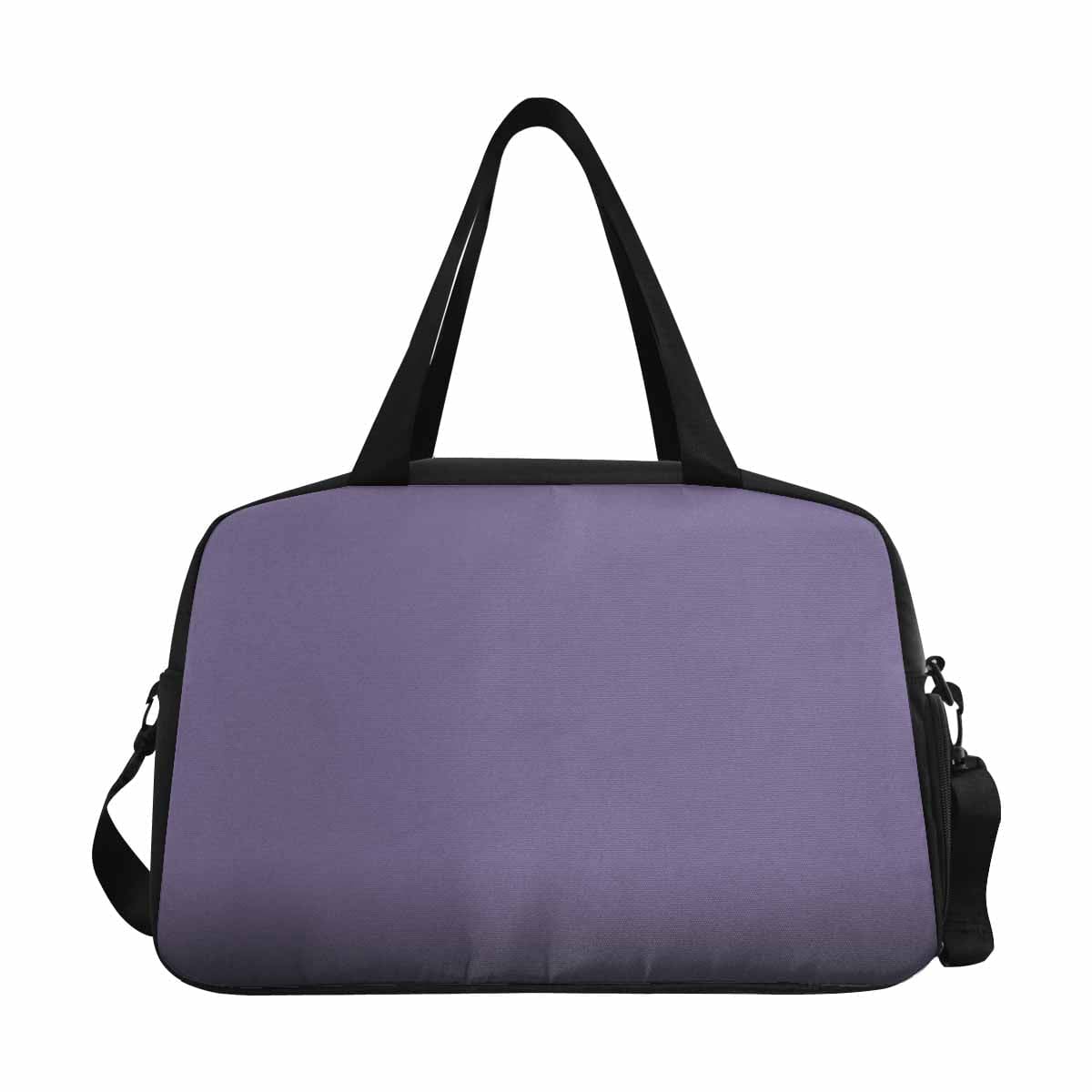 Purple Haze Tote and Crossbody Travel Bag made from durable nylon, featuring spacious compartments and adjustable strap.