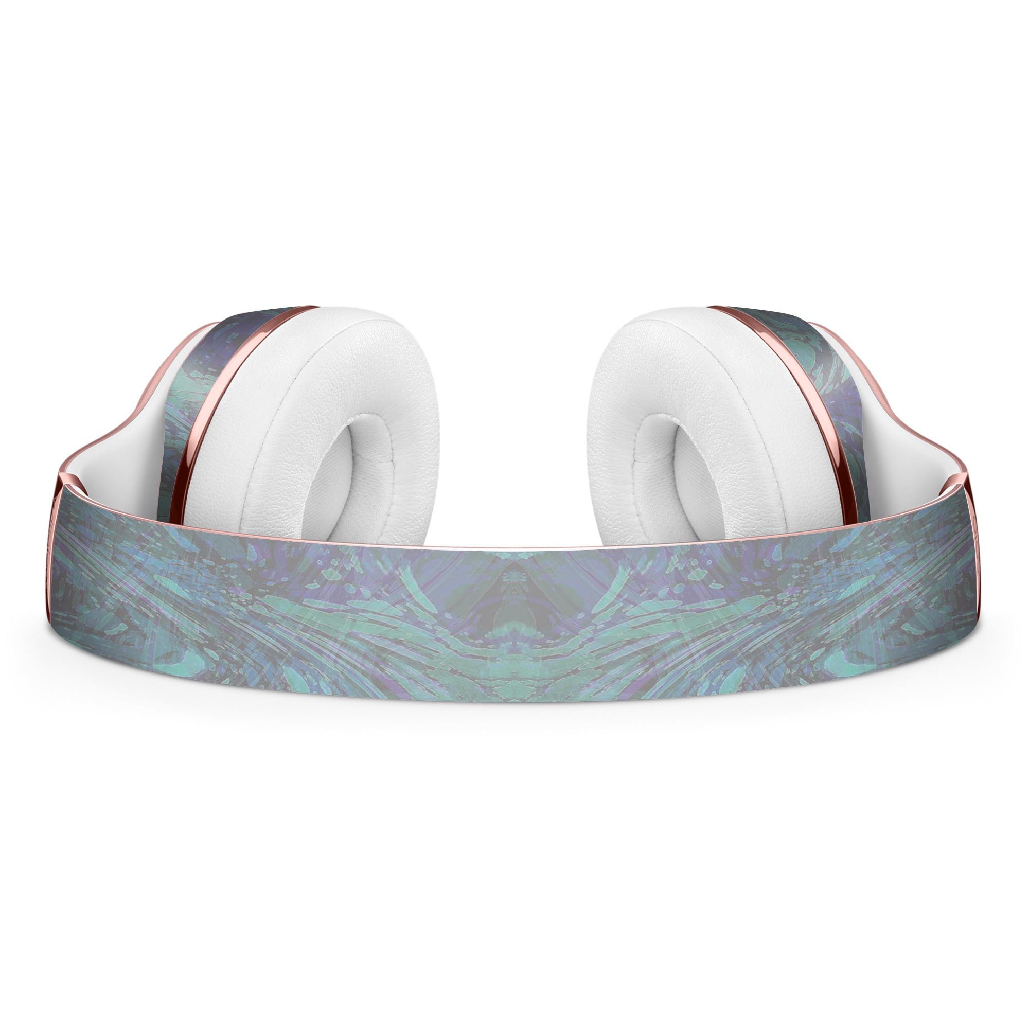 Purple Slate Marble Skin Kit for Beats by Dre Solo 3 Wireless Headphones, showcasing a stylish marble design.