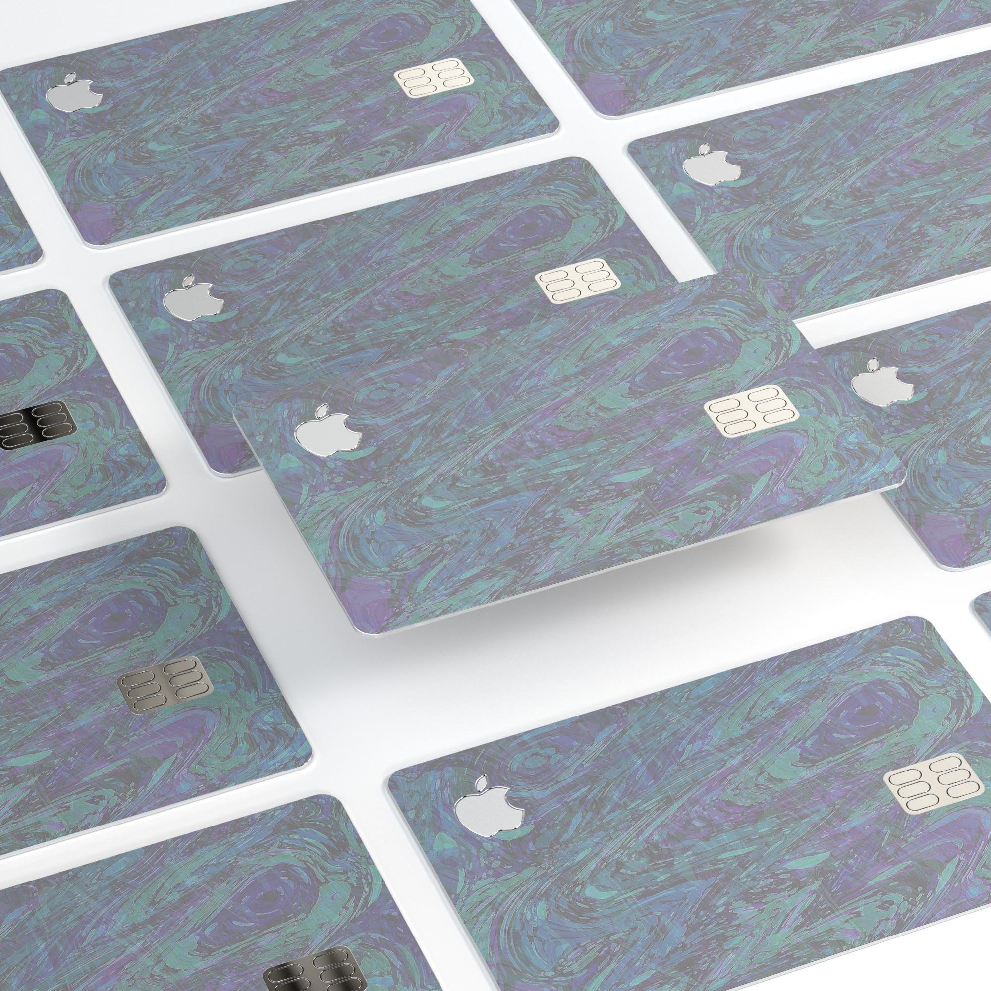 Purple Slate Marble Surface V22 skin for Apple Card, showcasing a stylish marble design with a premium finish.