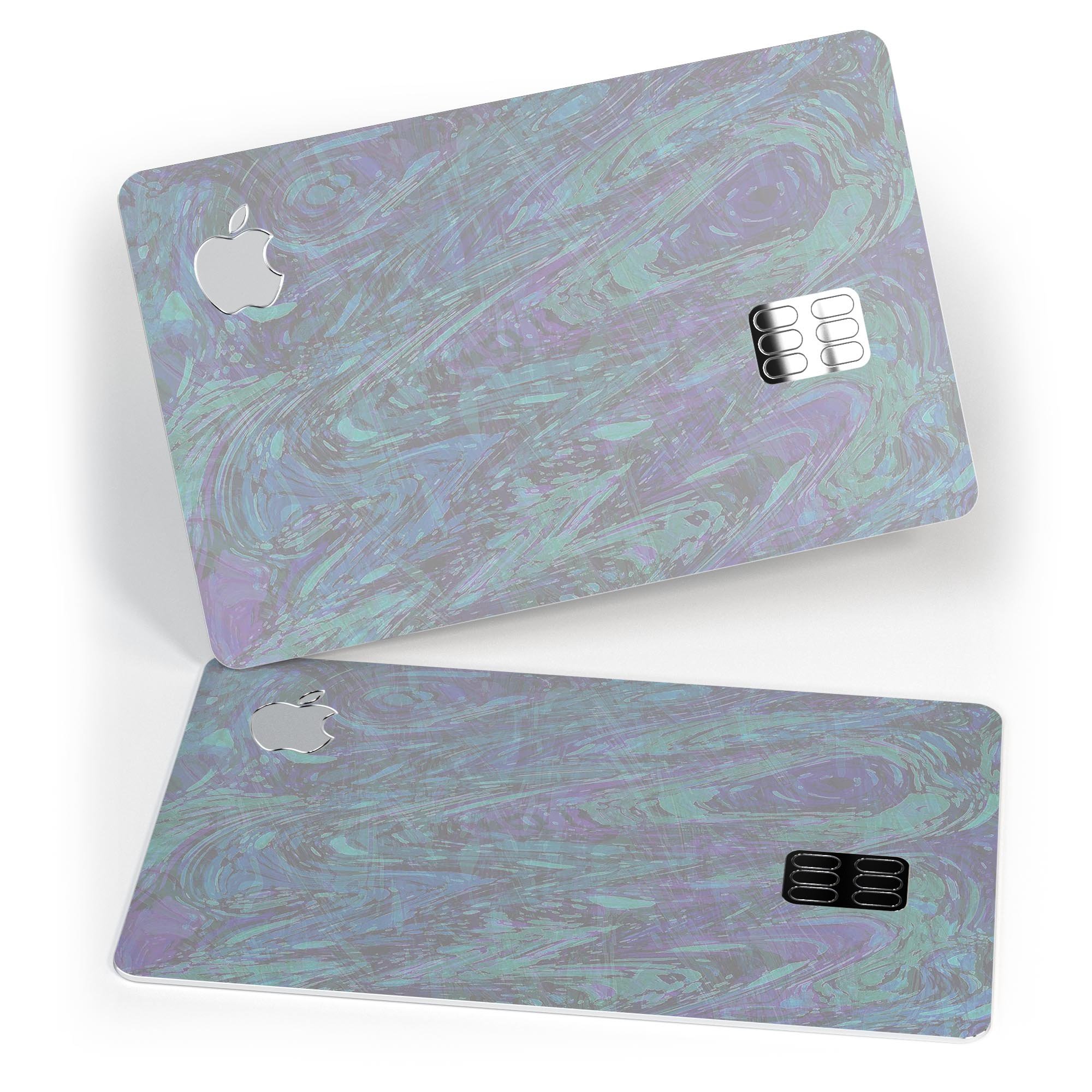 Purple Slate Marble Surface V22 skin for Apple Card, showcasing a stylish marble design with a premium finish.