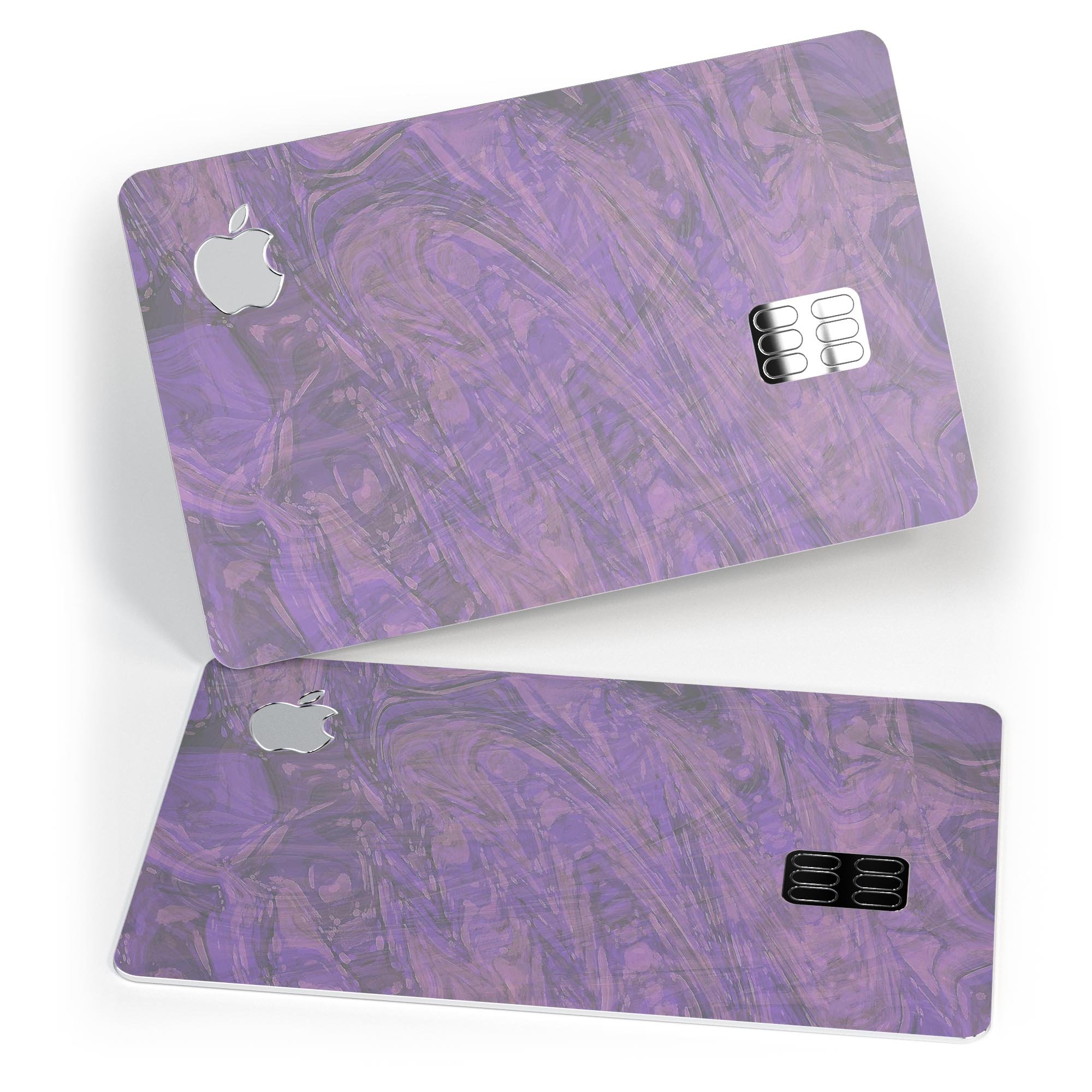 Purple Slate Marble Surface V30 skin for Apple Card, showcasing its elegant design and premium quality.