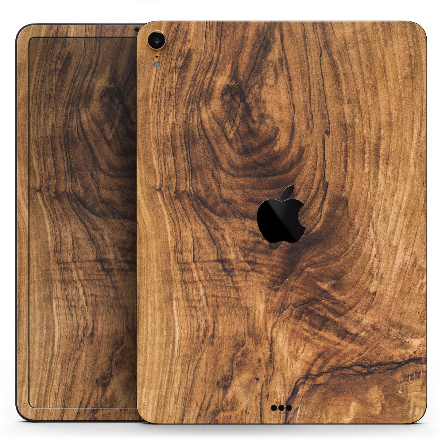 Raw Wood Planks V11 skin decal for Apple iPad Pro, showcasing a natural wood texture design with a premium finish.