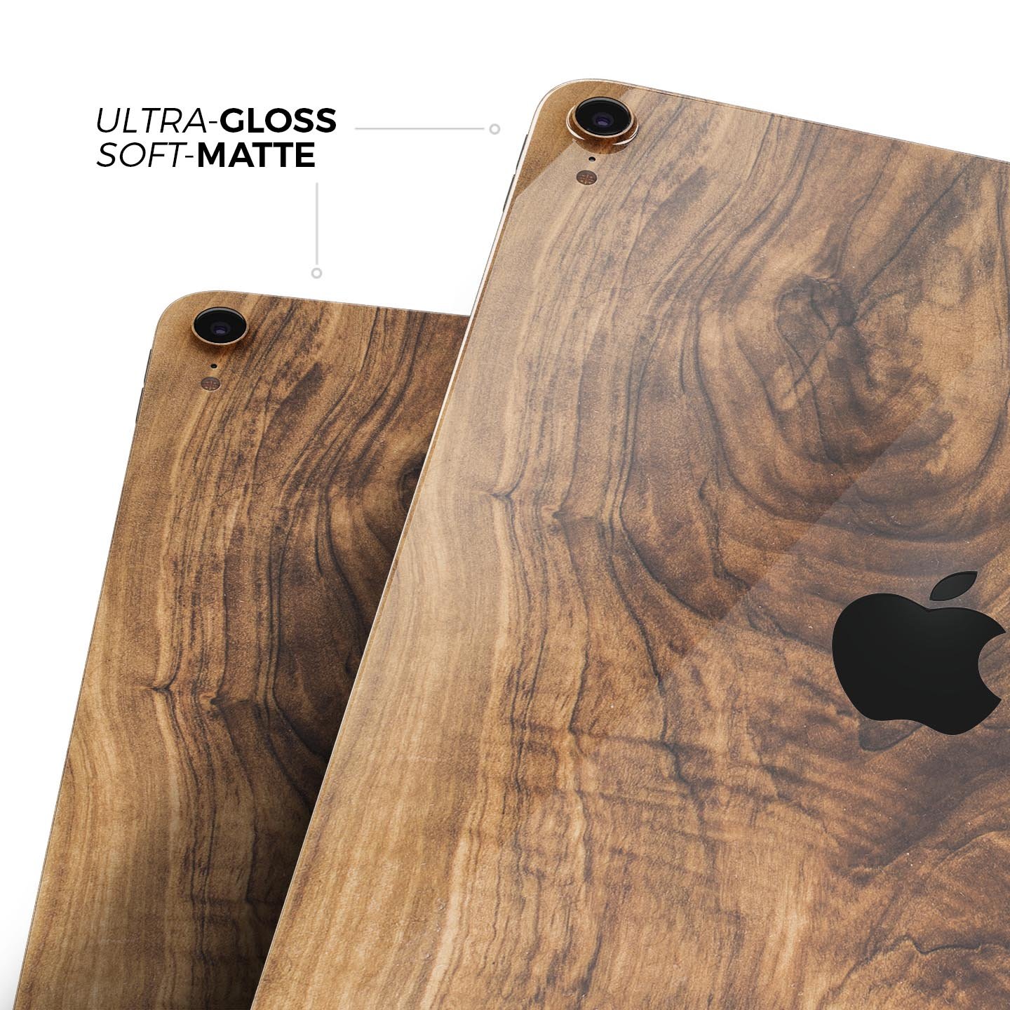 Raw Wood Planks V11 skin decal for Apple iPad Pro, showcasing a natural wood texture design with a premium finish.