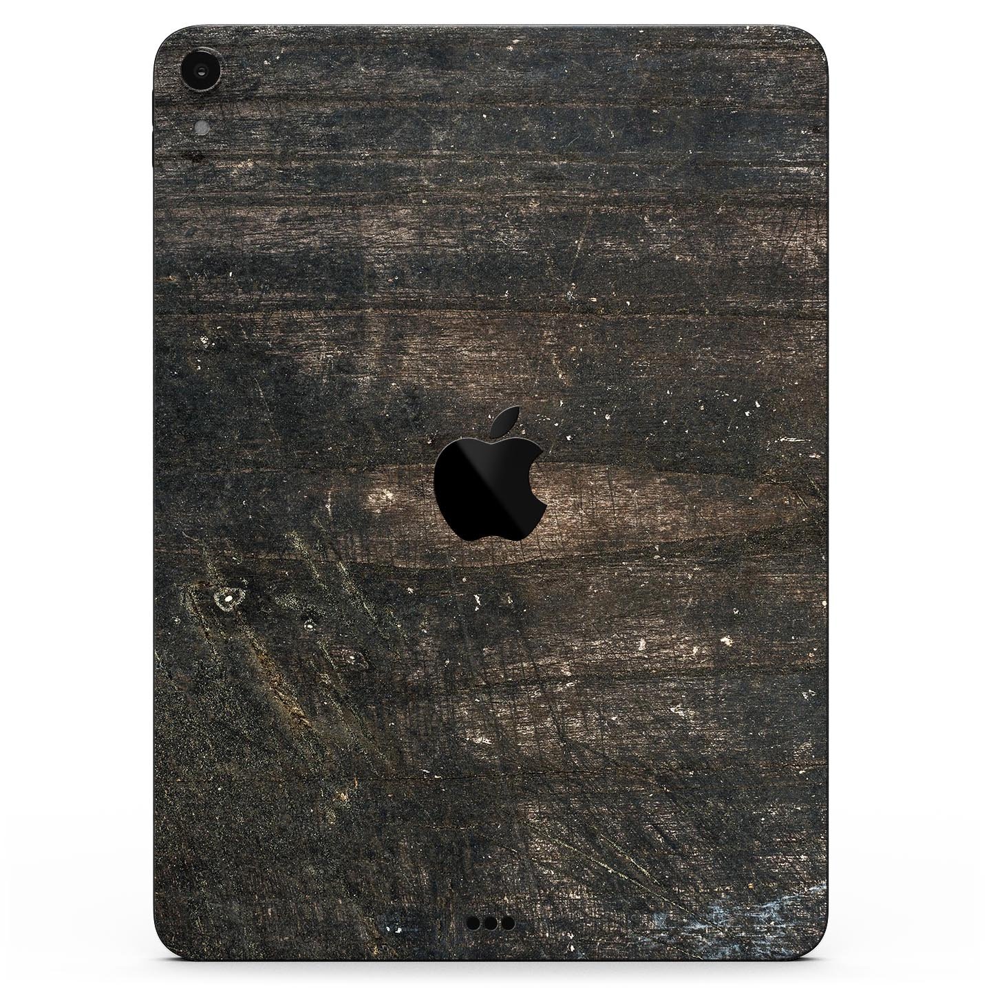 Raw Wood Planks V8 skin decal for Apple iPad Pro, showcasing a wood texture design for stylish protection.