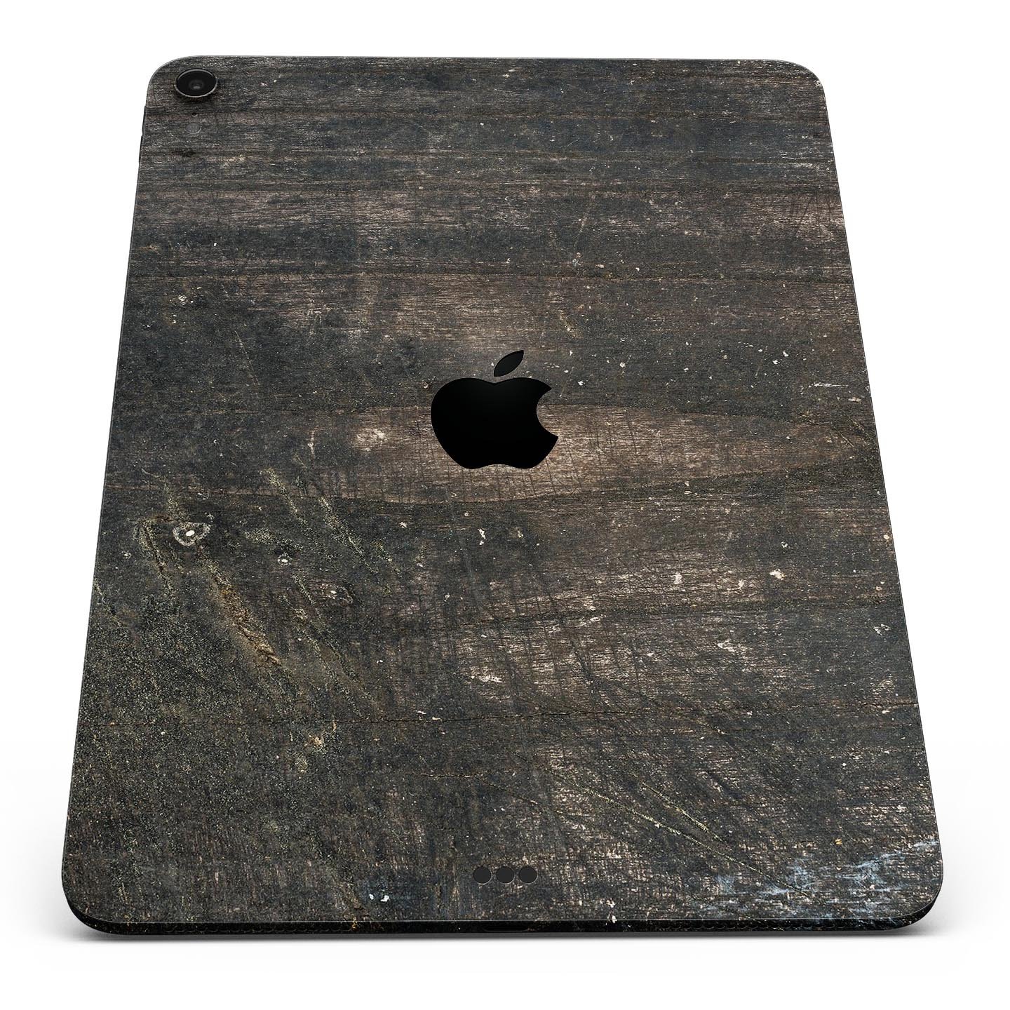 Raw Wood Planks V8 skin decal for Apple iPad Pro, showcasing a wood texture design for stylish protection.