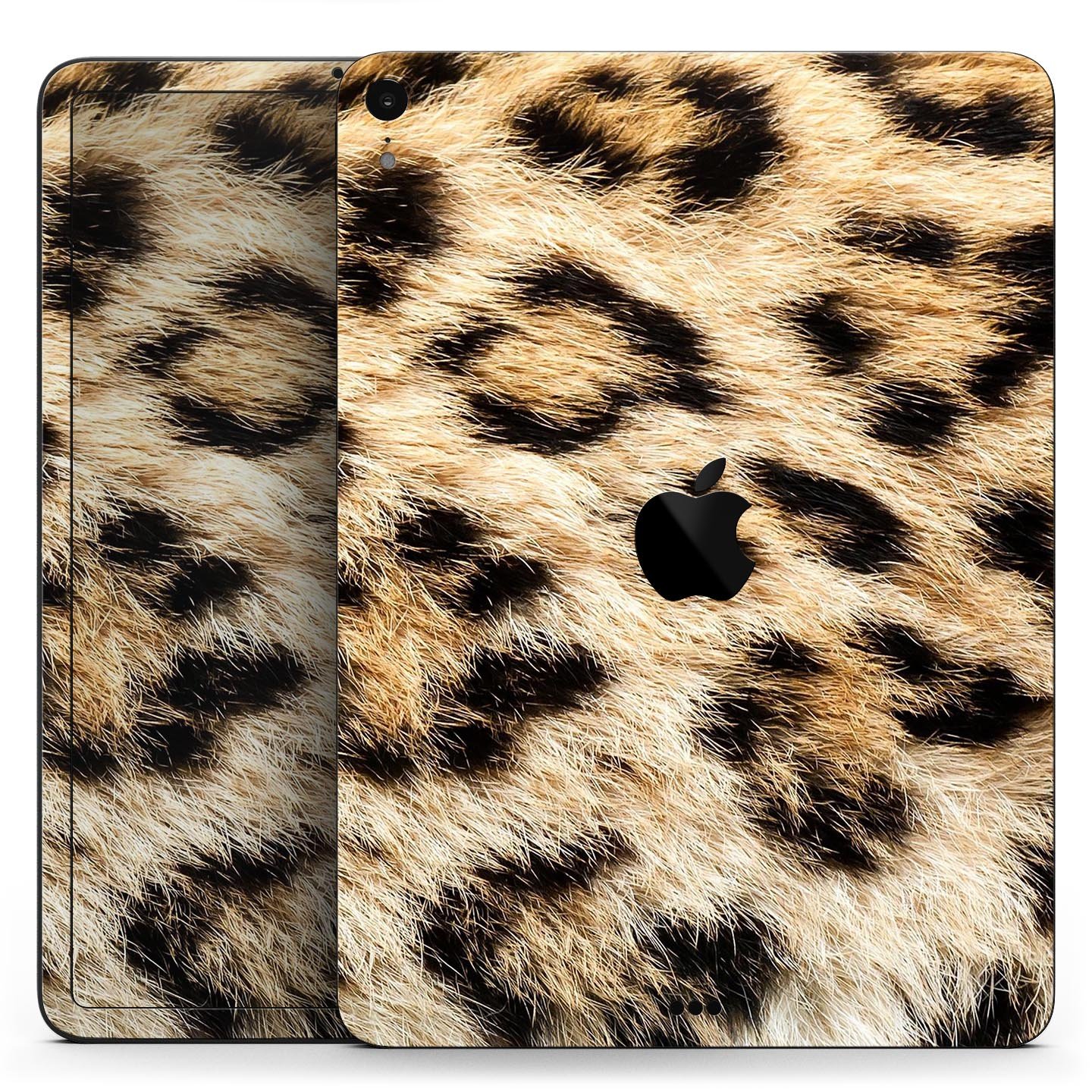 Real Cheetah Animal Print skin decal for Apple iPad, showcasing a vibrant cheetah pattern on a sleek surface.