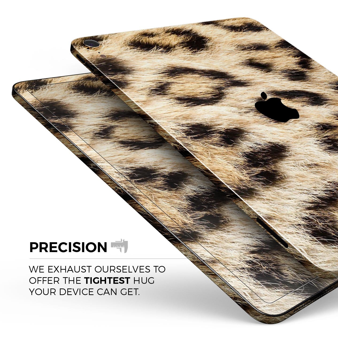 Real Cheetah Animal Print skin decal for Apple iPad, showcasing a vibrant cheetah pattern on a sleek surface.