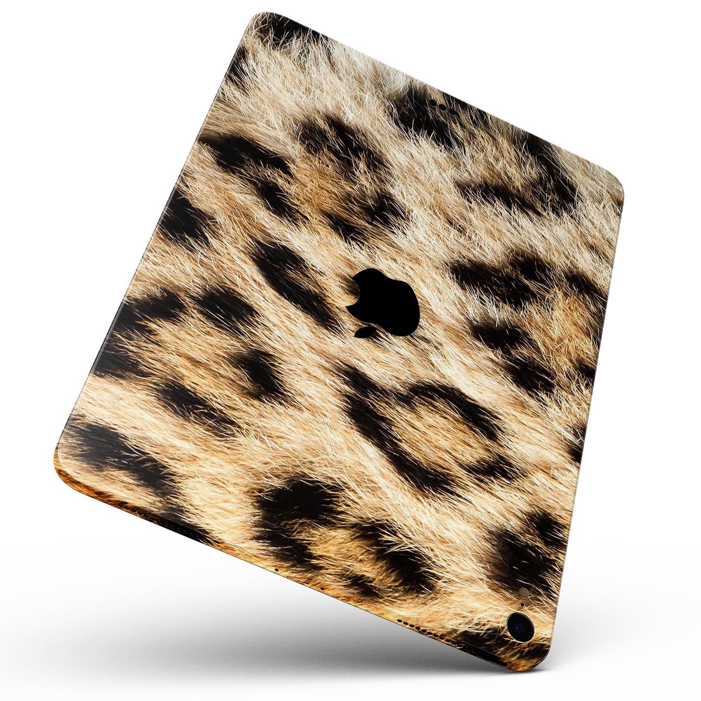 Real Cheetah Animal Print skin decal for Apple iPad, showcasing a vibrant cheetah pattern on a sleek surface.