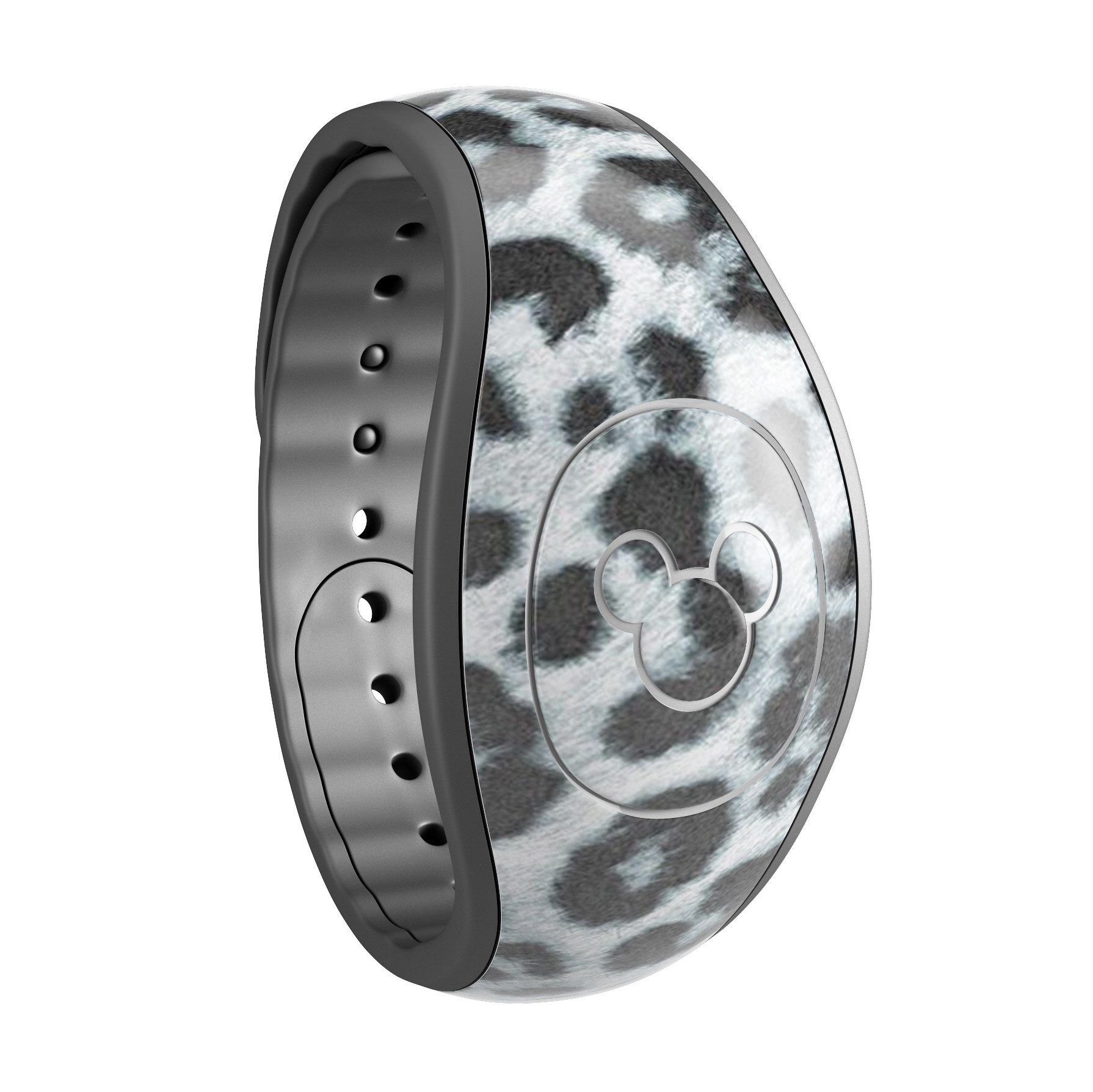 Real Leopard Animal Print decal skin wrap kit for Disney Magic Band, showcasing a stylish leopard pattern on a sleek surface.