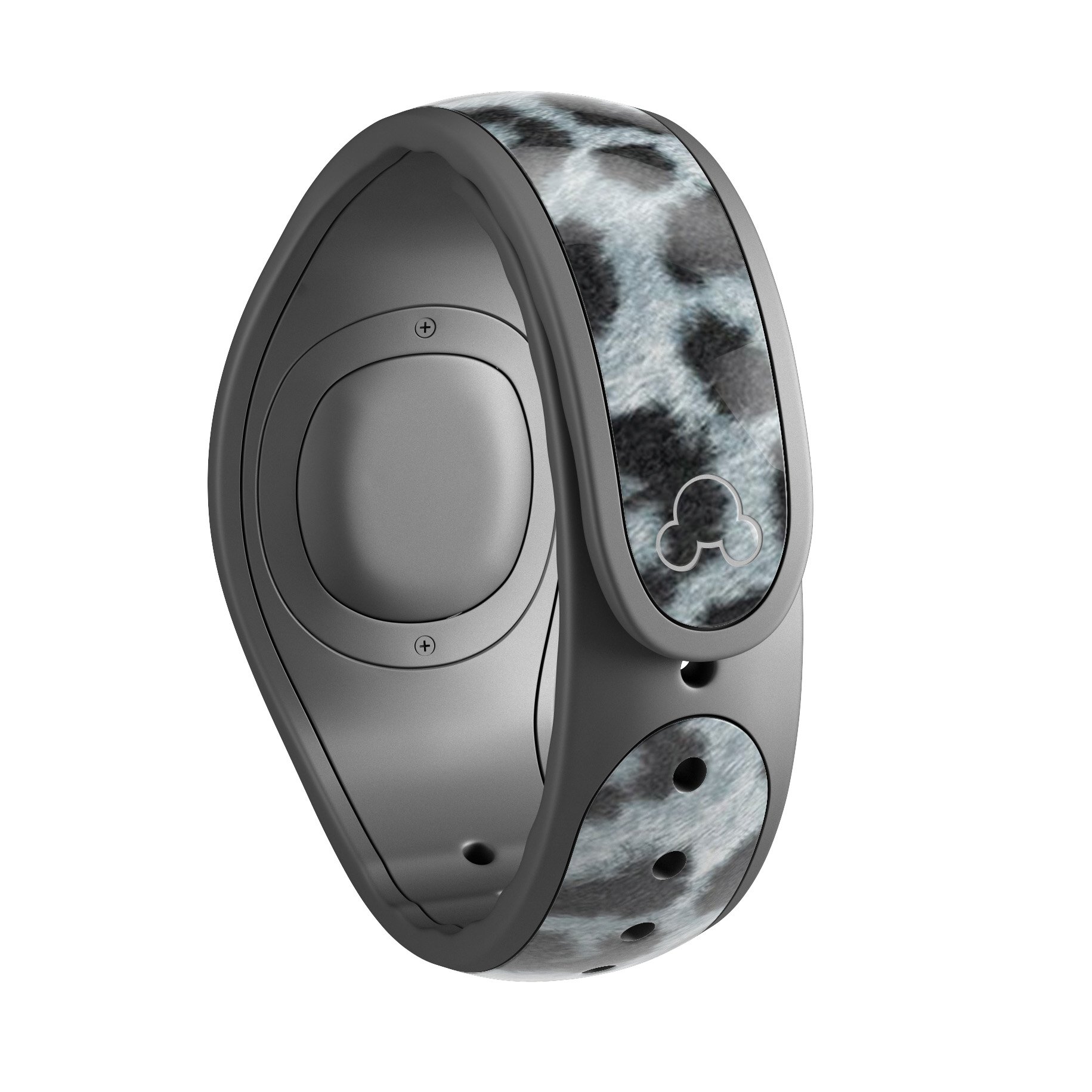 Real Leopard Animal Print decal skin wrap kit for Disney Magic Band, showcasing a stylish leopard pattern on a sleek surface.