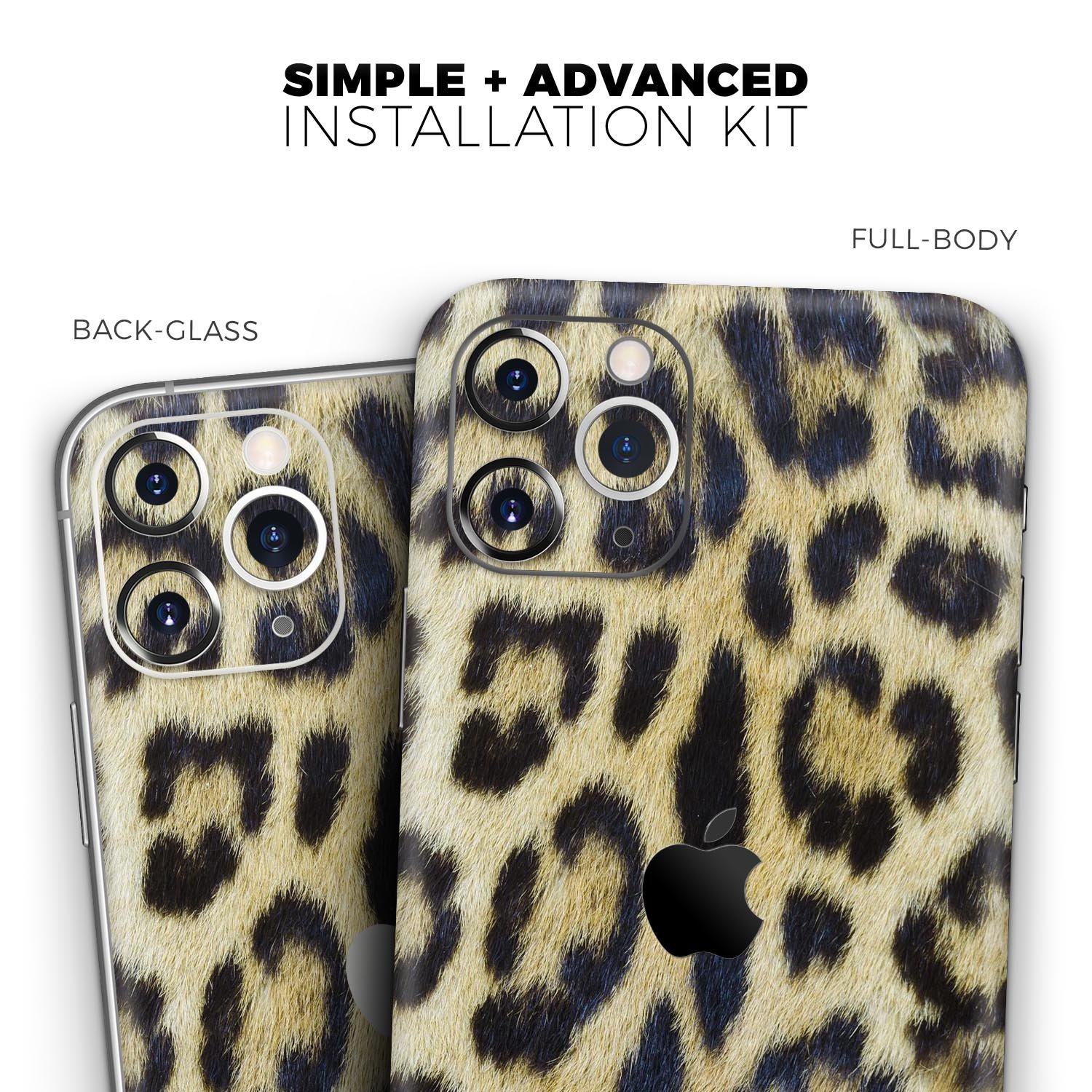 Real Leopard Hide V3 skin for Apple iPhone 14, showcasing a stylish leopard print design on premium vinyl.