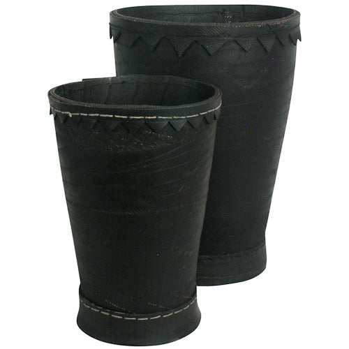 Recycled Tire Planter showcasing its unique design and eco-friendly material, perfect for sustainable gardening.