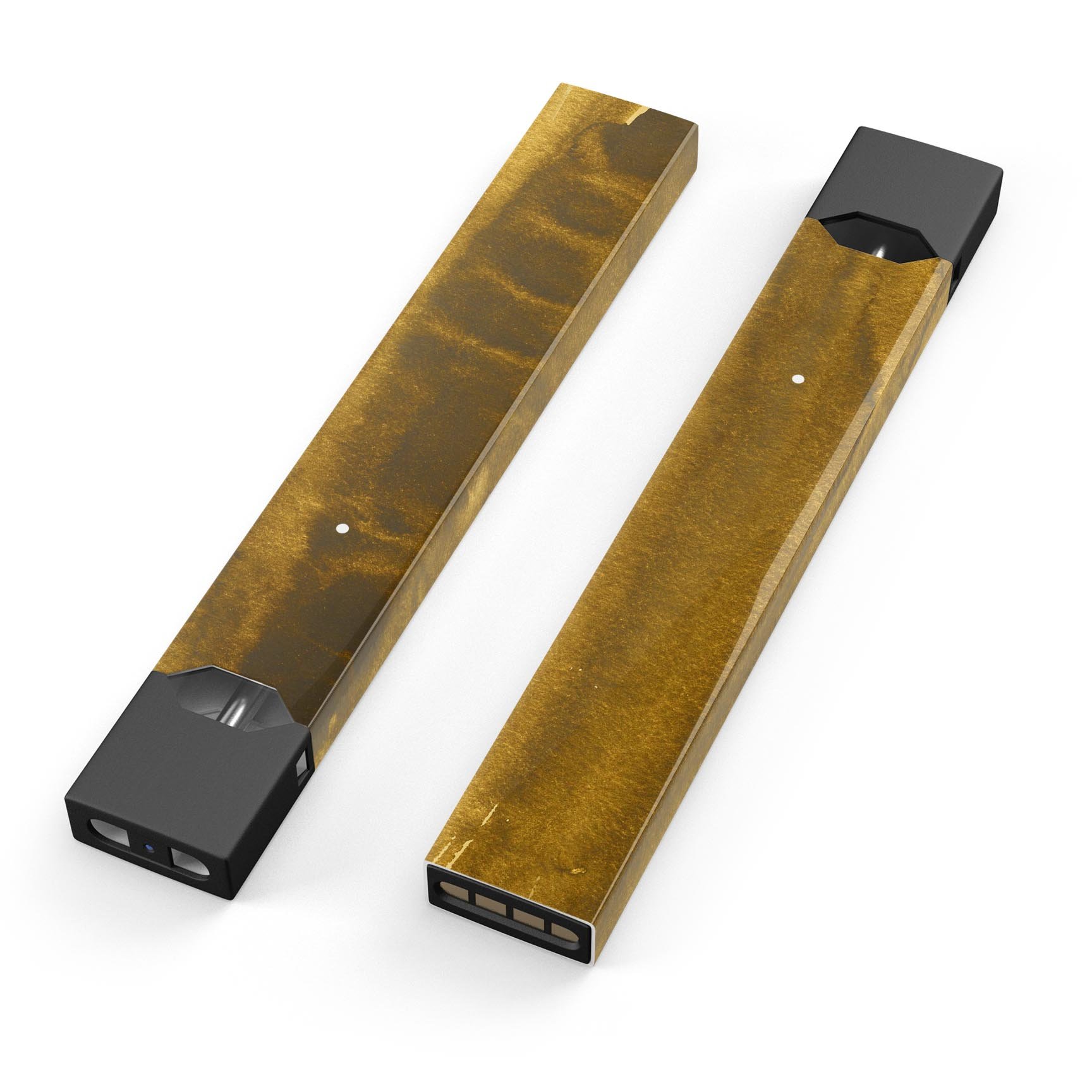 Resting Golden Sediment decal skin wrap for JUUL vaping device, showcasing its vibrant design and protective features.