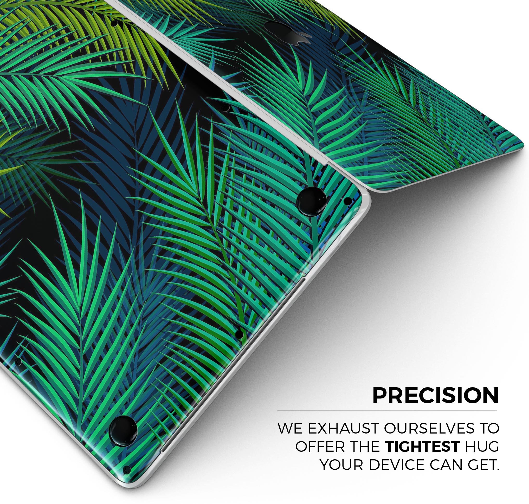 Retro Summer Jungle skin decal wrap kit for Apple MacBook, showcasing vibrant jungle design and premium vinyl material.