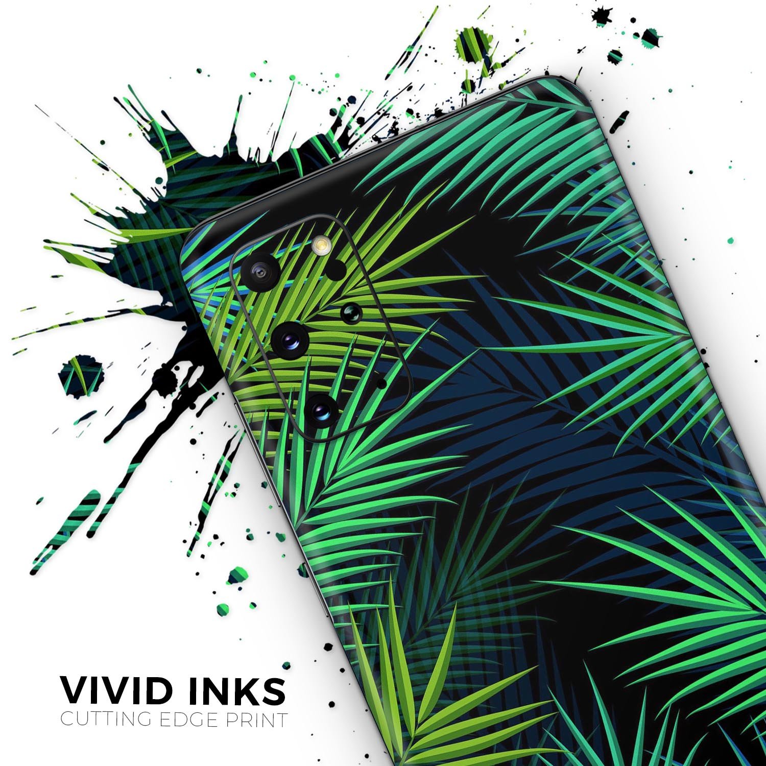 Retro Summer Jungle skin for Samsung Galaxy S20, featuring vibrant colors and a stylish design.