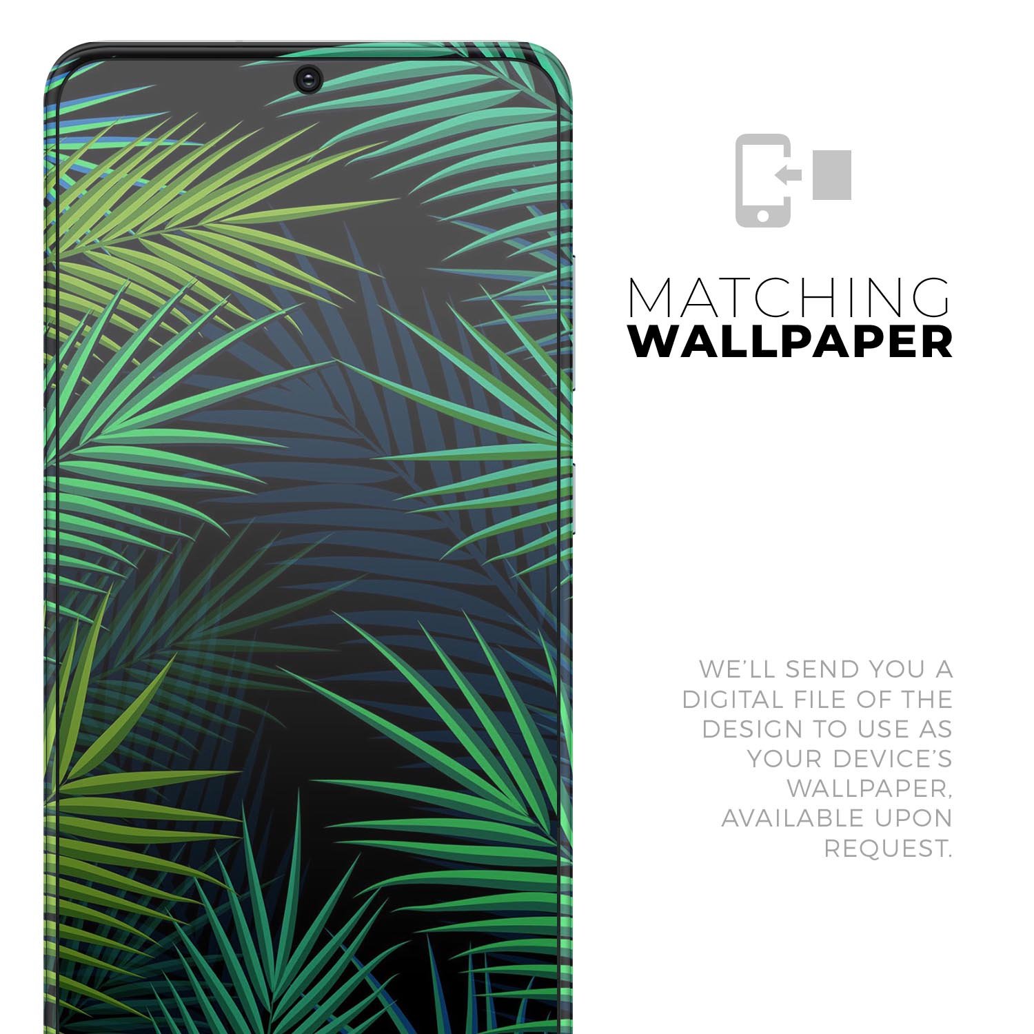 Retro Summer Jungle skin for Samsung Galaxy S20, featuring vibrant colors and a stylish design.