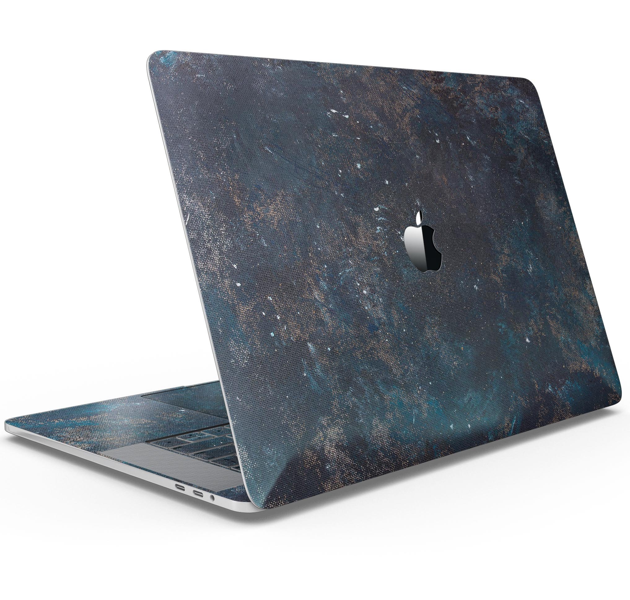 Rustic Textured Surface V1 skin decal wrap kit for Apple MacBook, showcasing a stylish design and premium vinyl material.