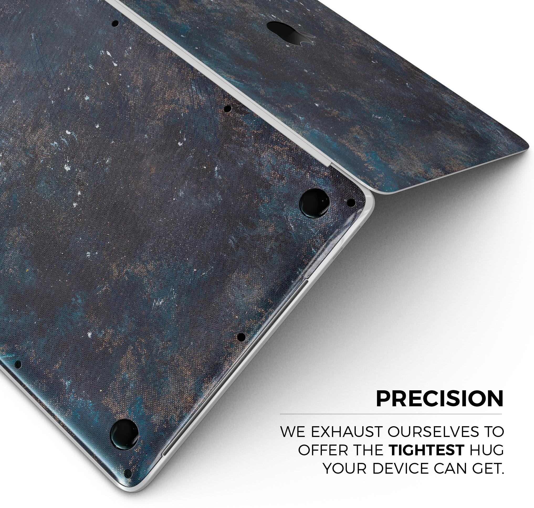 Rustic Textured Surface V1 skin decal wrap kit for Apple MacBook, showcasing a stylish design and premium vinyl material.