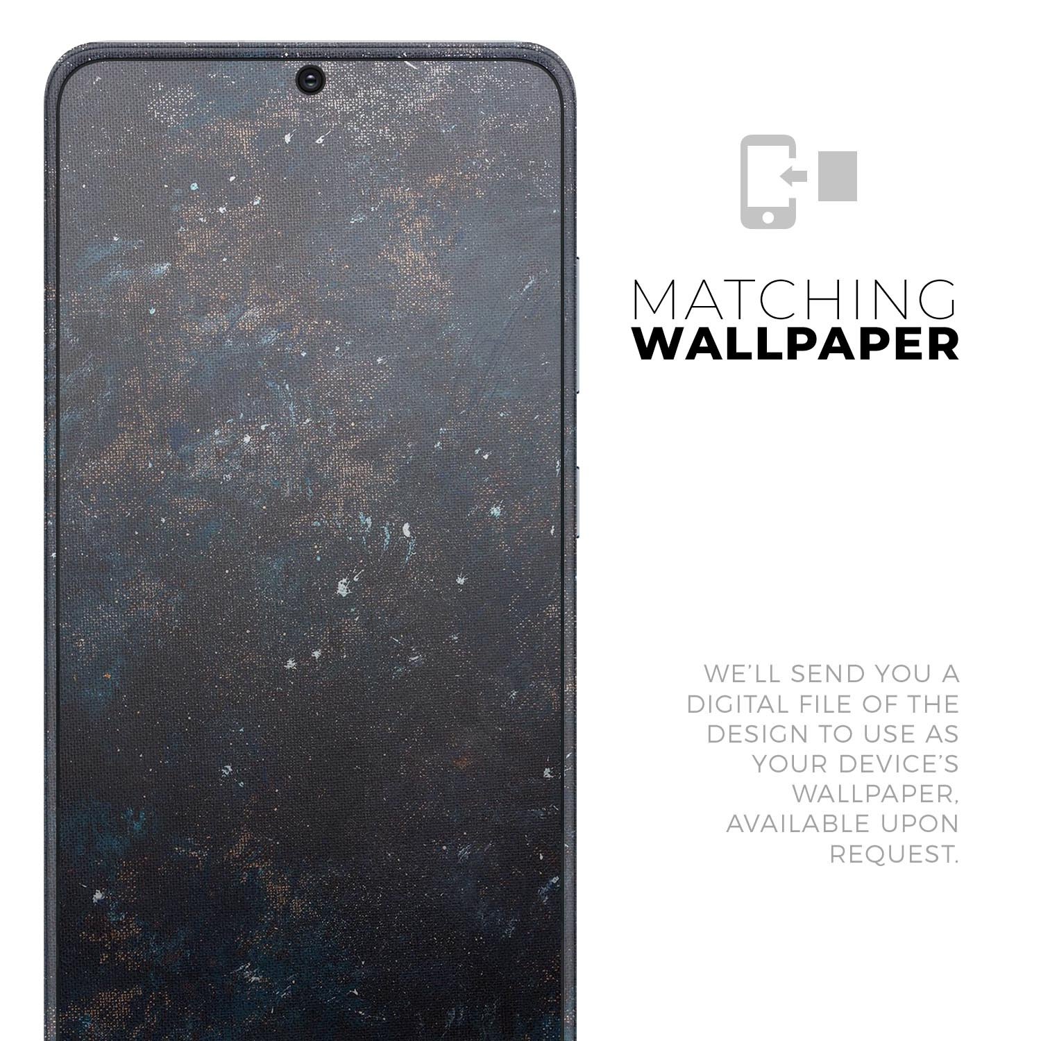 Rustic Textured Surface V1 Skin-Kit for Samsung Galaxy S-Series, showcasing a stylish design with a textured finish.