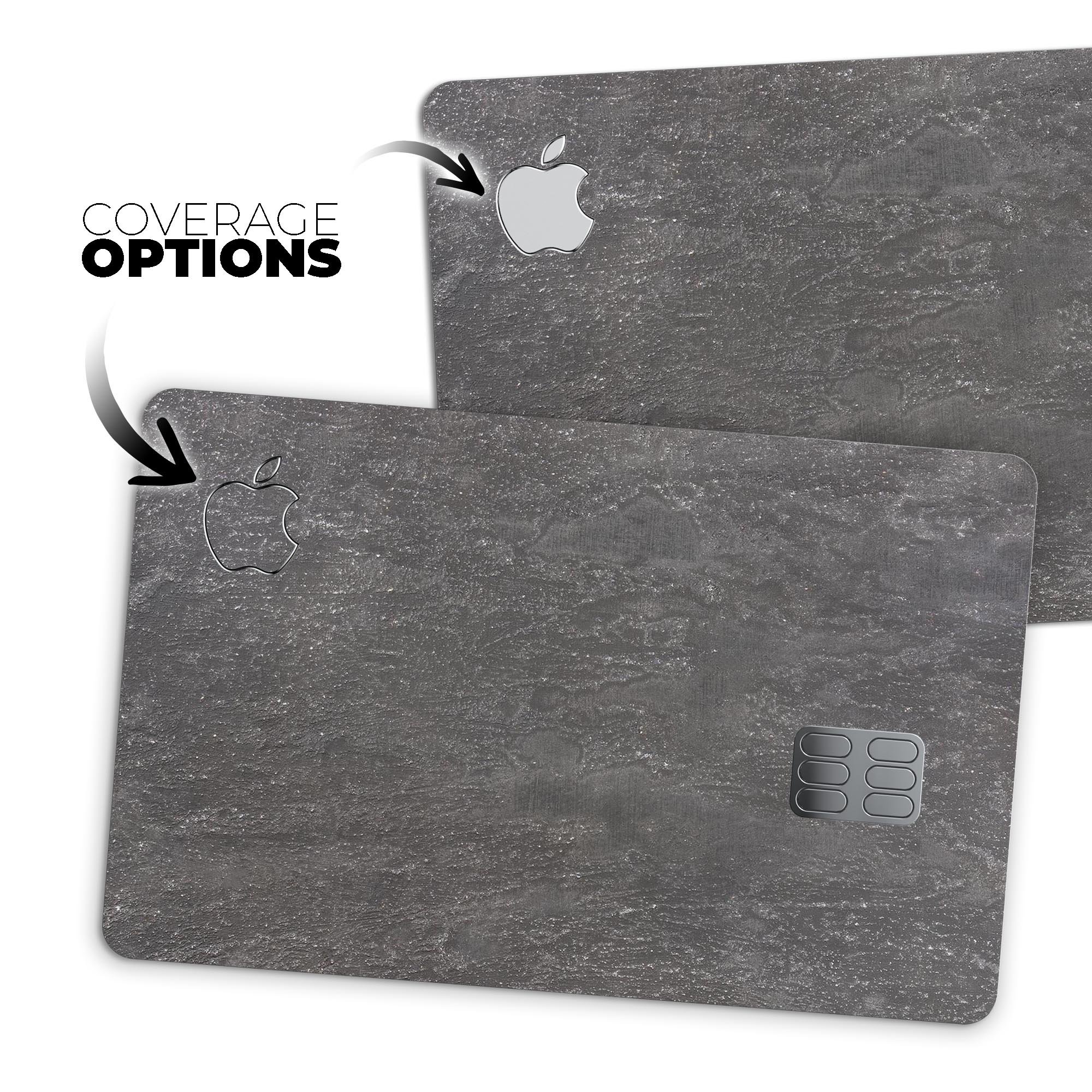 Rustic Textured Surface V2 decal skin for Apple Card, showcasing premium vinyl material and stylish finish.