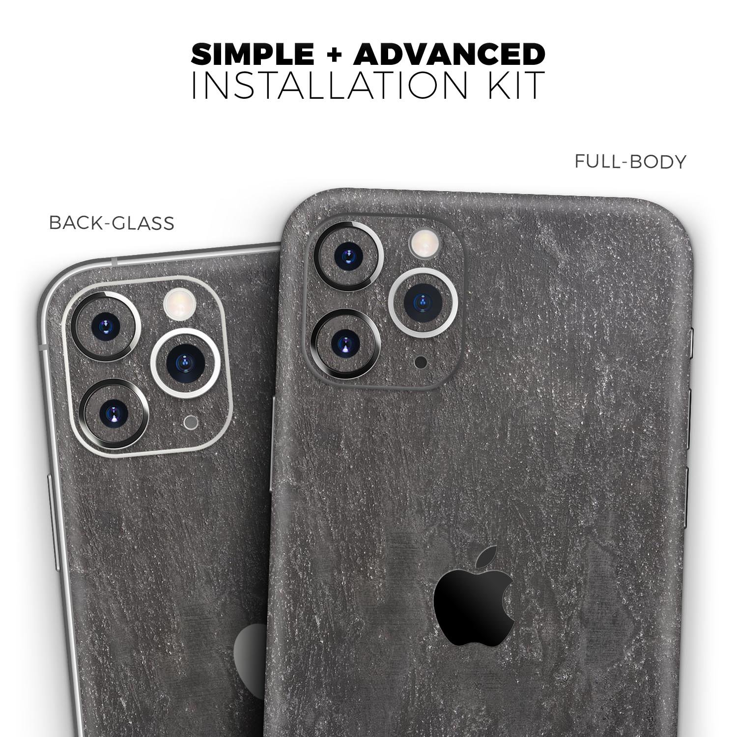 Rustic Textured Surface V2 skin for Apple iPhone, showcasing its stylish design and premium vinyl material.