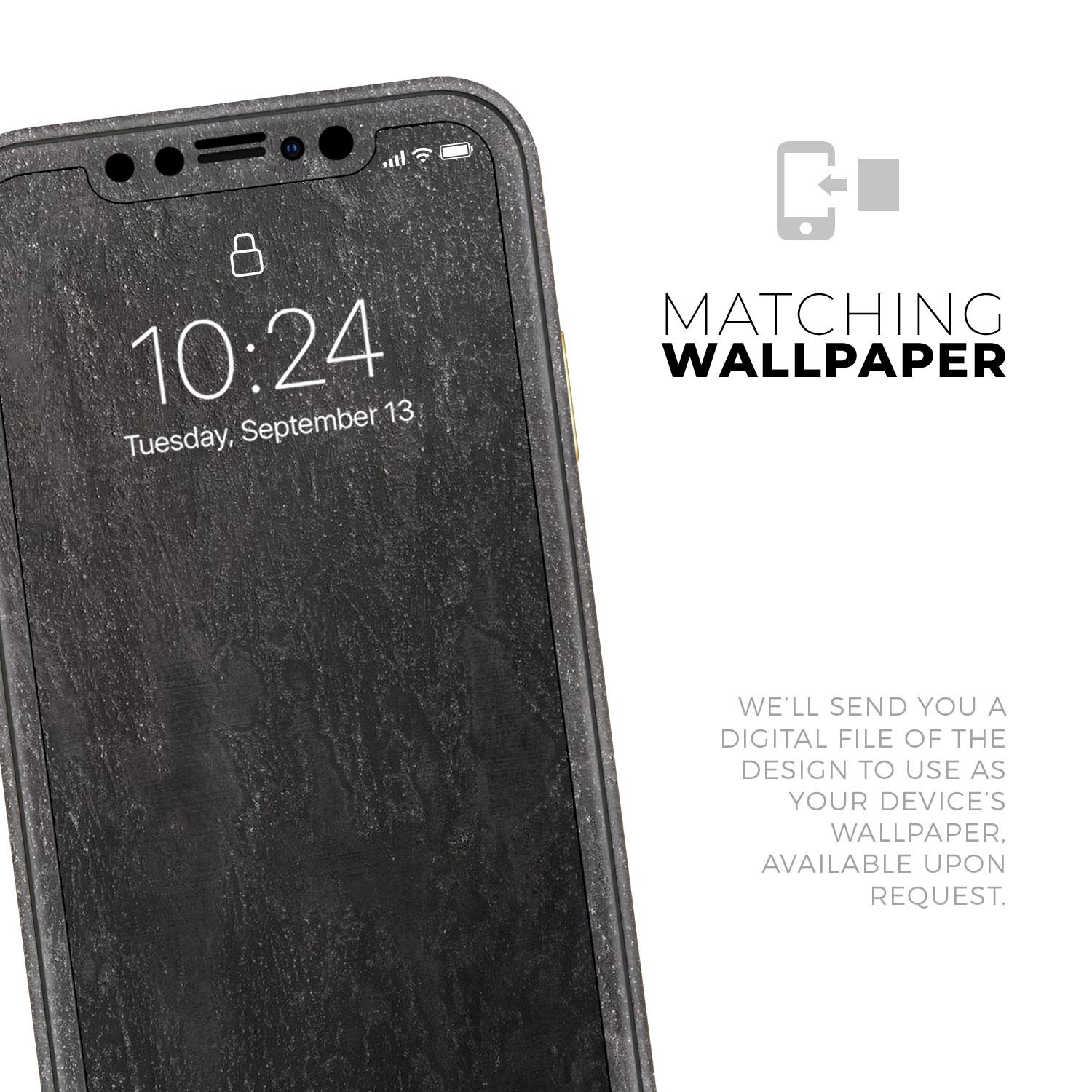 Rustic Textured Surface V2 skin for Apple iPhone, showcasing its stylish design and premium vinyl material.