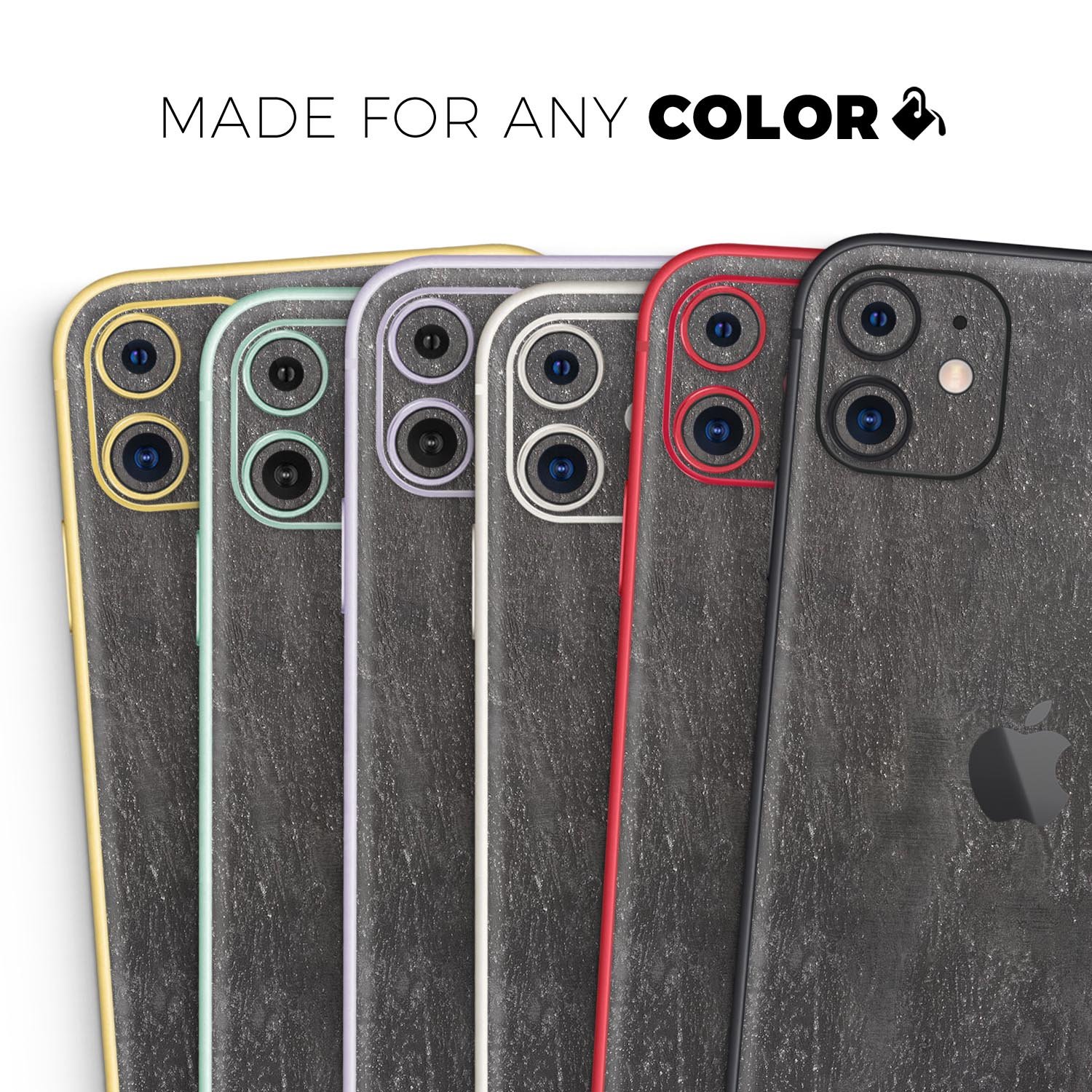 Rustic Textured Surface V2 skin for Apple iPhone, showcasing its stylish design and premium vinyl material.