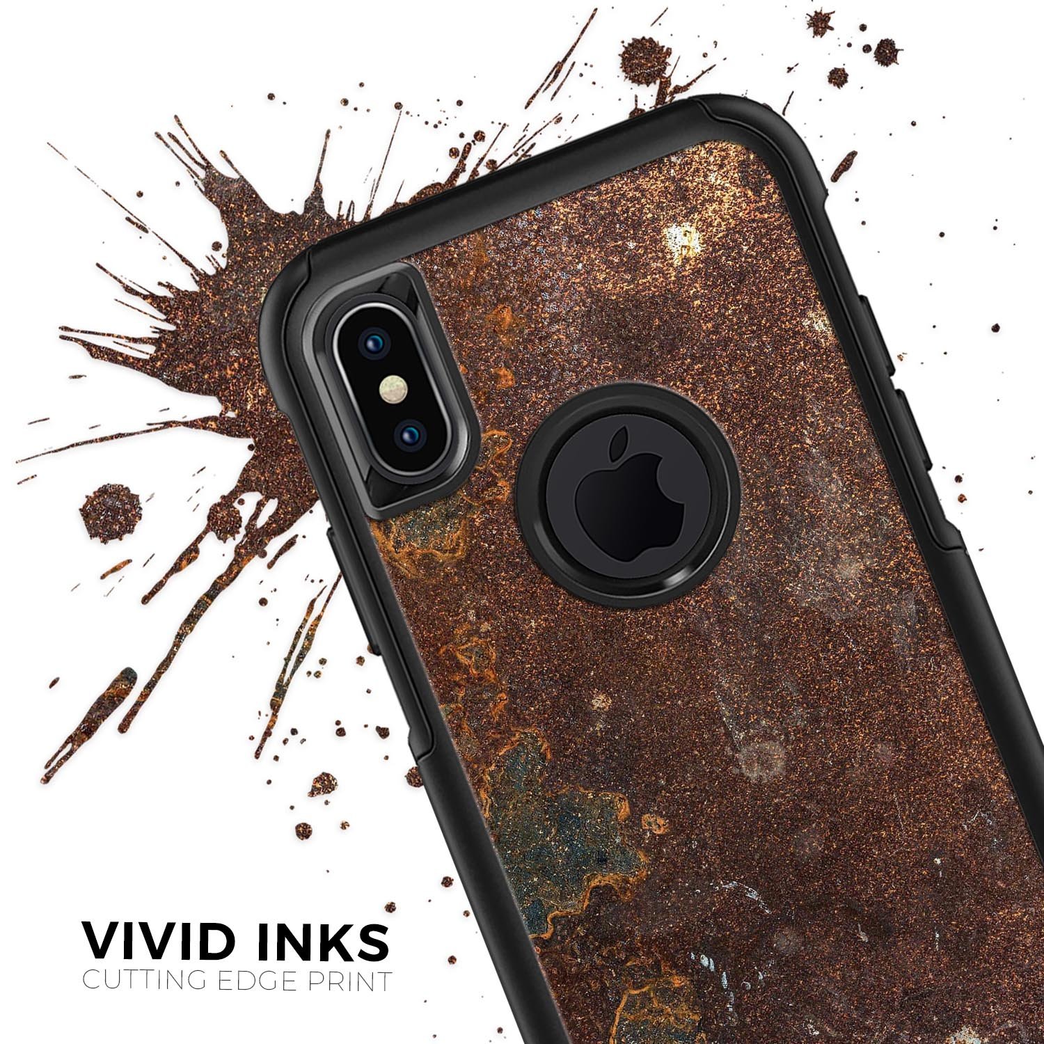 Rustic Textured Surface V3 Skin Kit for iPhone OtterBox Cases, showcasing a stylish design and premium materials.