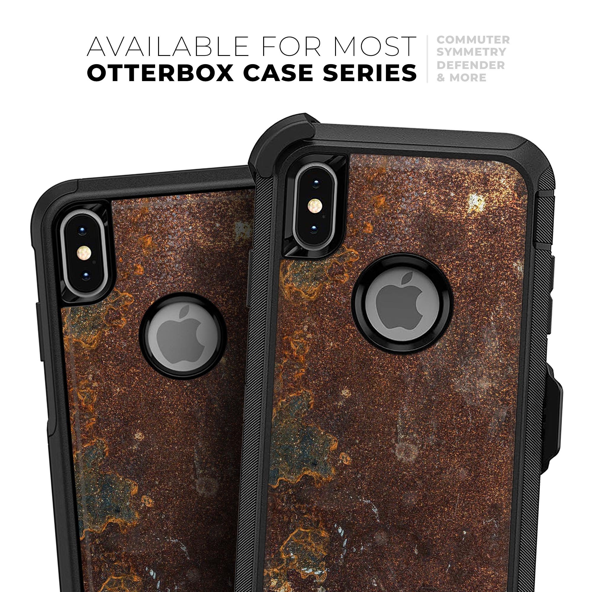 Rustic Textured Surface V3 Skin Kit for iPhone OtterBox Cases, showcasing a stylish design and premium materials.