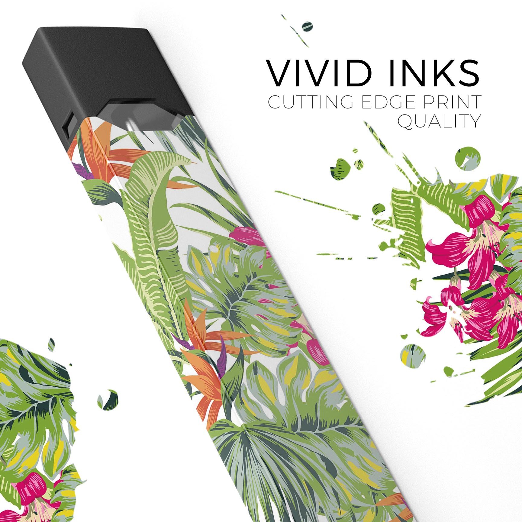 S17 colorway1 Premium Decal Protective Skin-Wrap Sticker designed for JUUL vaping device, showcasing vibrant colors and precise cut.