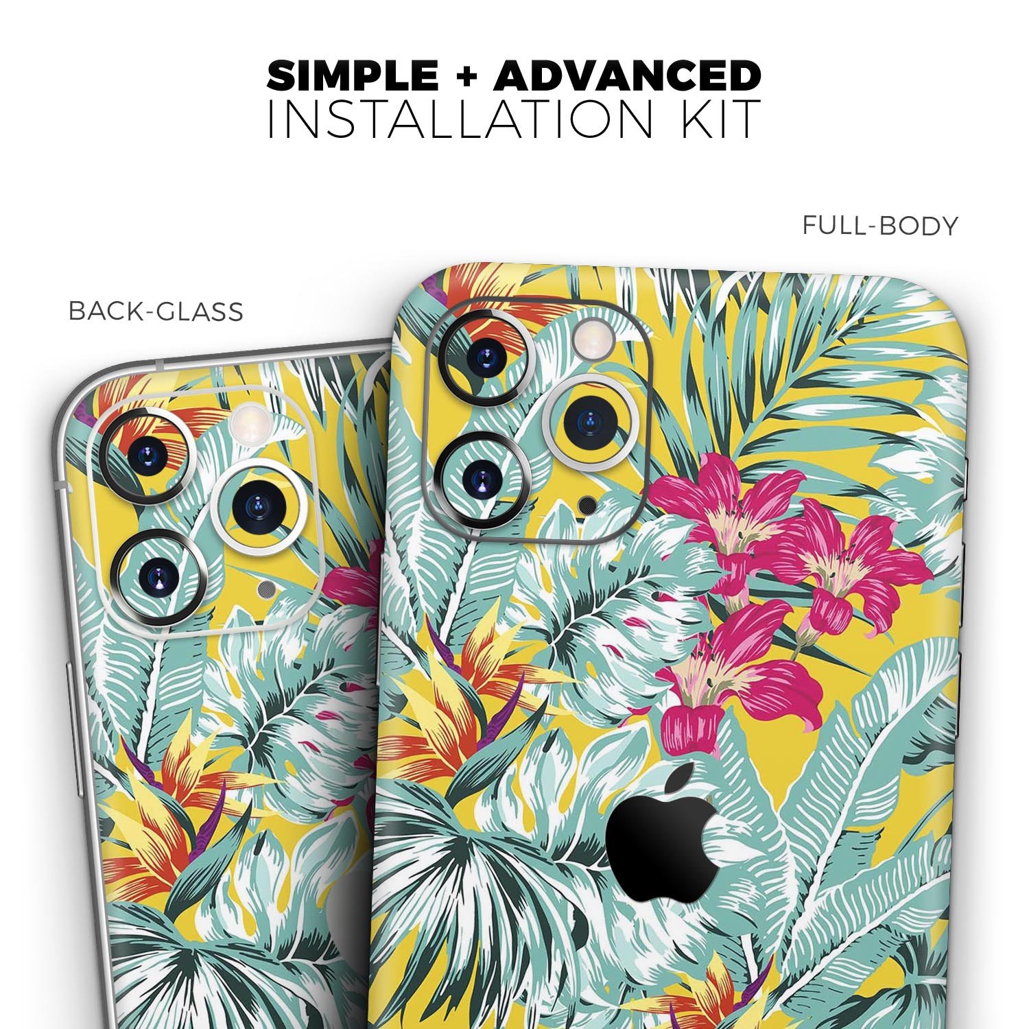 S17 colorway3 Skin-Kit for Apple iPhone 14, 13, 12, showcasing premium vinyl design and finish options.