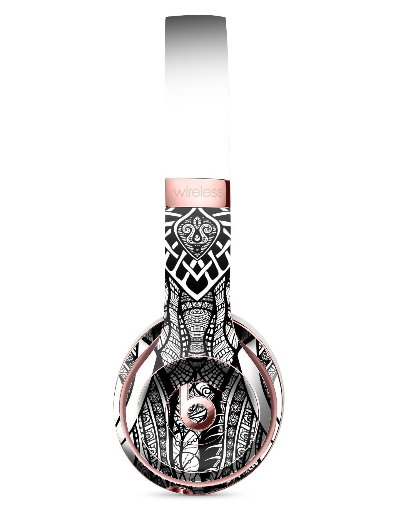 Sacred Ornate Elephant Full-Body Skin Kit for Beats by Dre Solo 3, showcasing intricate design and vibrant colors.