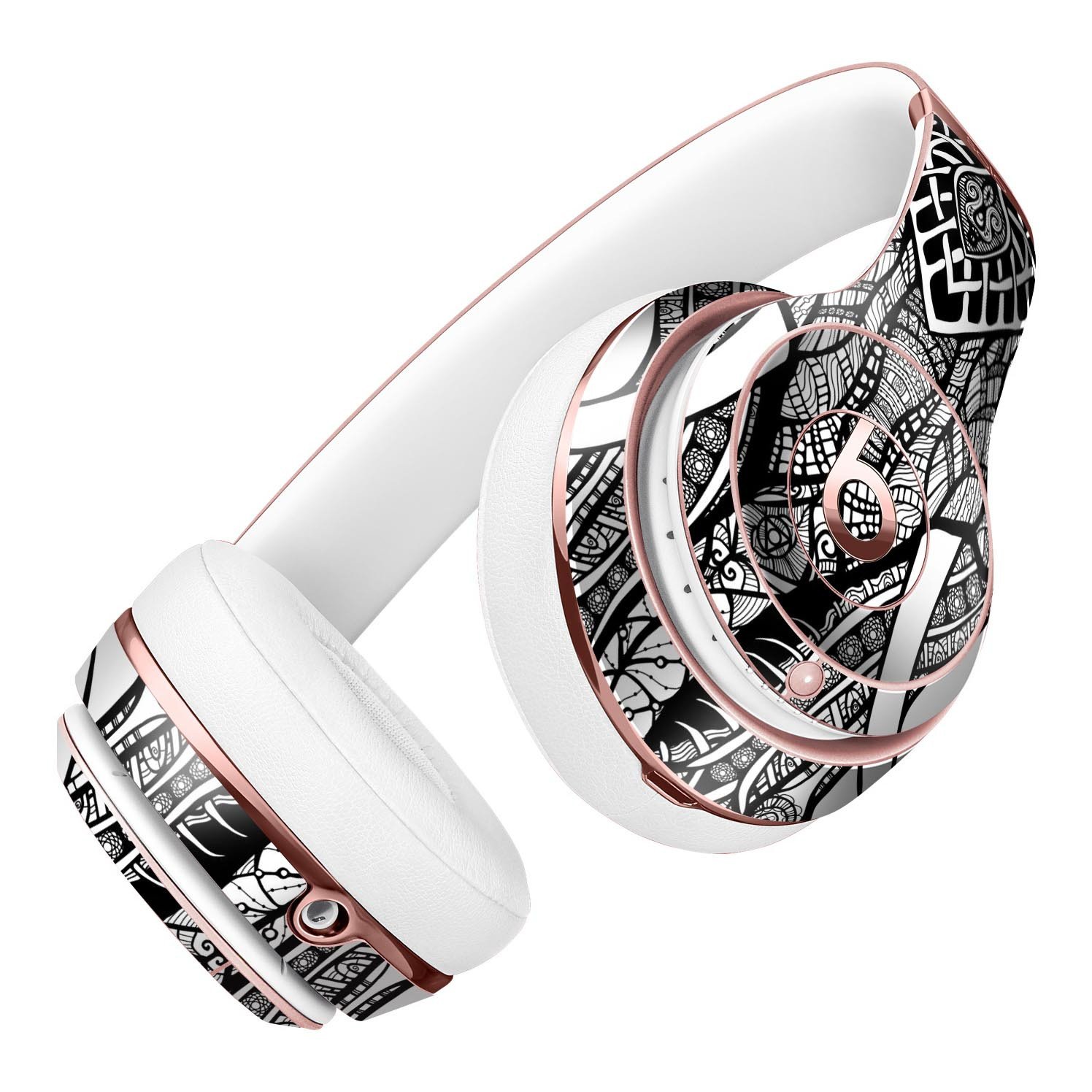 Sacred Ornate Elephant Full-Body Skin Kit for Beats by Dre Solo 3, showcasing intricate design and vibrant colors.