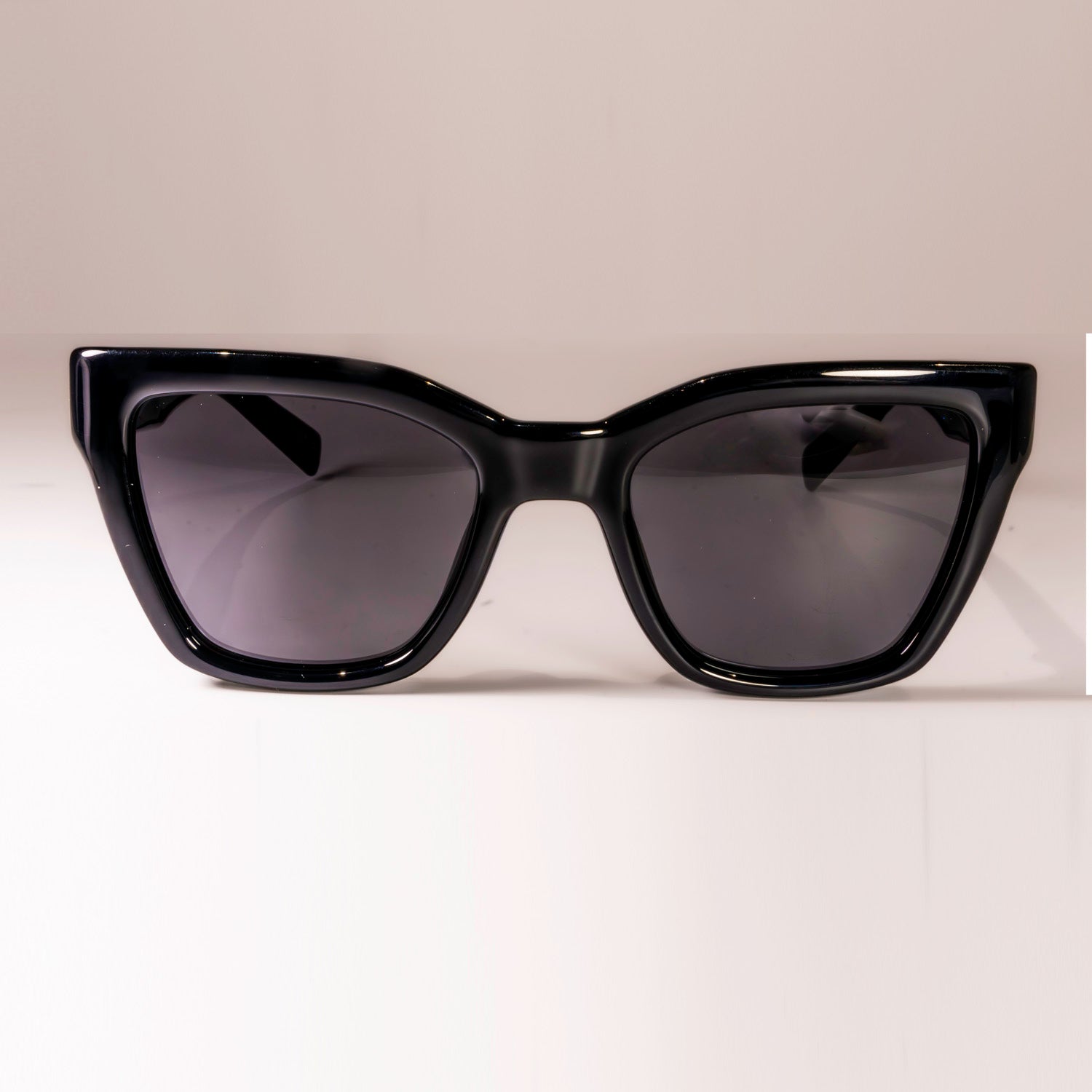 Saint Laurent Sunglasses SL-641 featuring a square black acetate frame and black lenses with logo engraving.