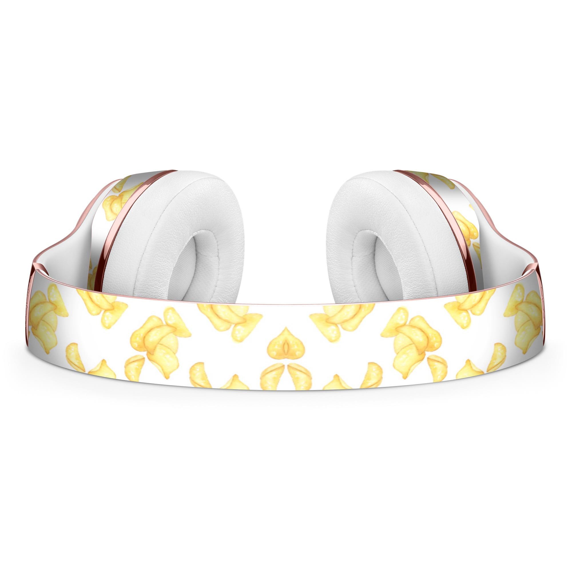 Scattered Golden Potato Chips Skin Kit for Beats by Dre Solo 3 Wireless Headphones, showcasing vibrant design and premium vinyl material.