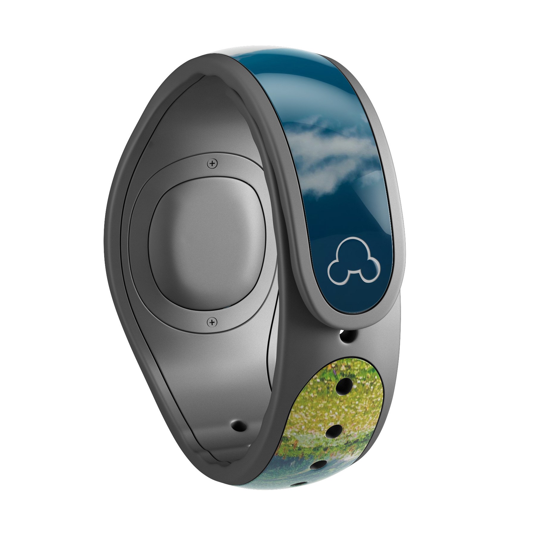 Scenic Mountaintops decal skin wrap kit for Disney Magic Band, showcasing vibrant mountain designs and high-quality finish.