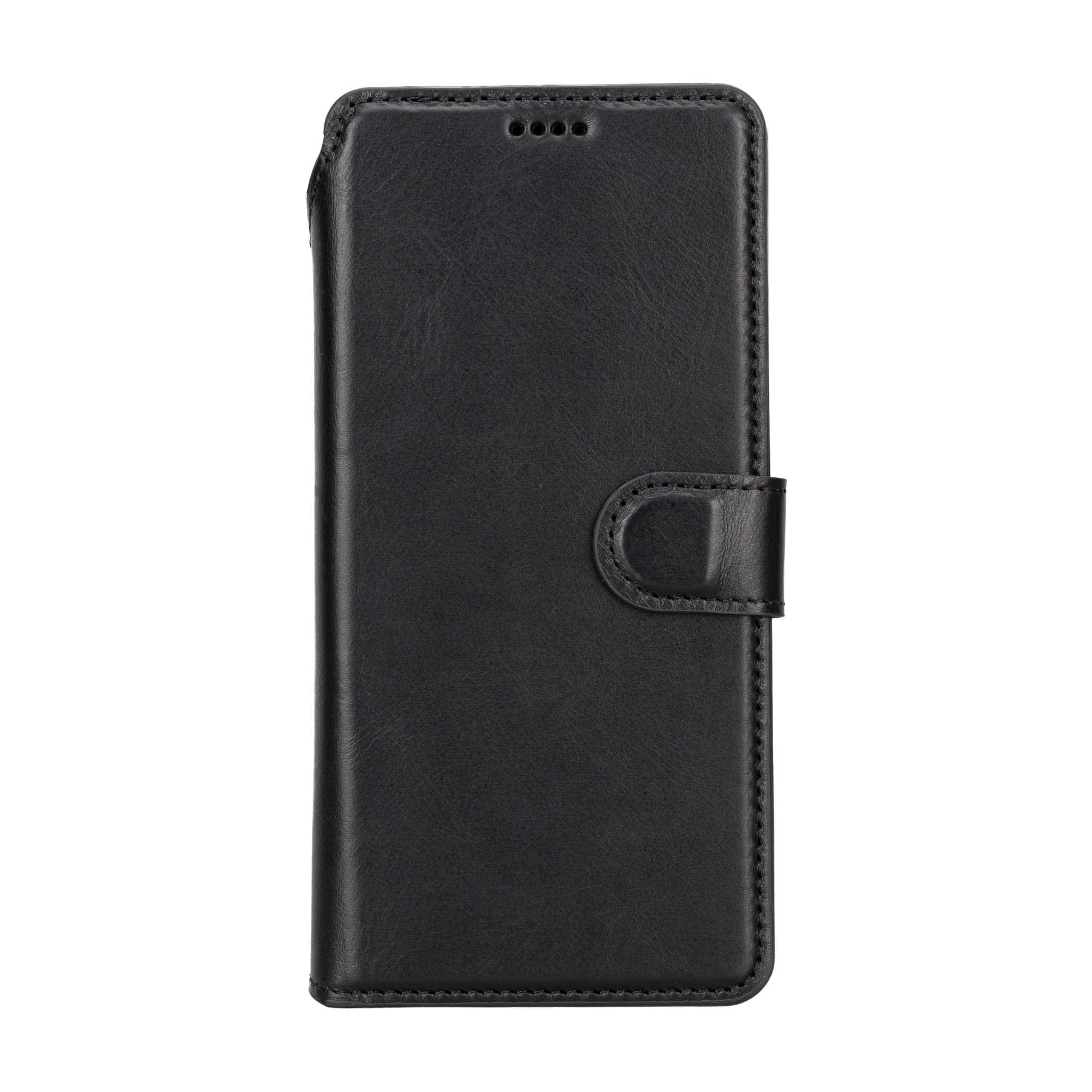 Sheridan Leather Detachable Wallet for Google Pixel 4XL & 4, showcasing its elegant design, card slots, and magnetic closure.