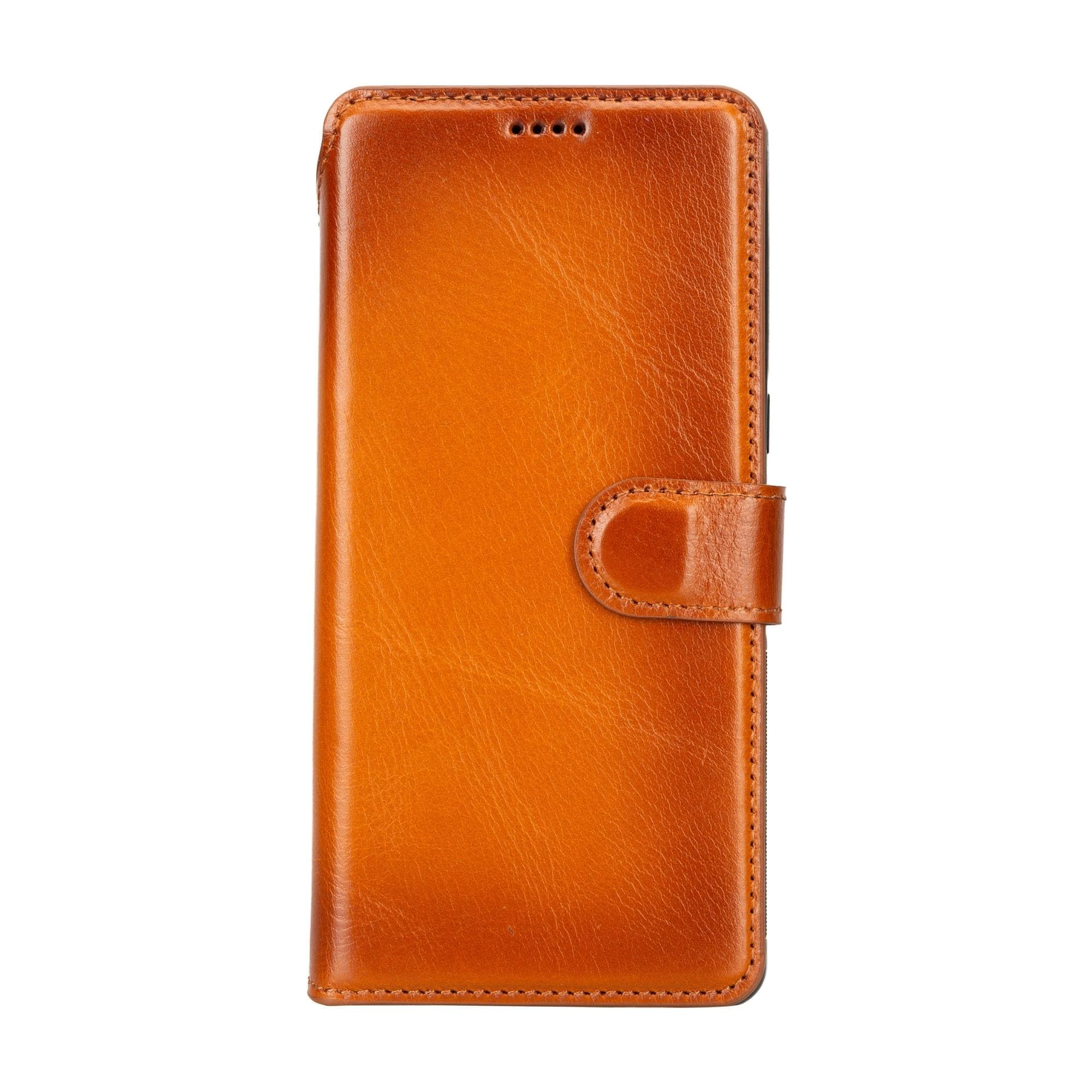 Sheridan Leather Detachable Wallet for Google Pixel 4XL & 4, showcasing its elegant design, card slots, and magnetic closure.